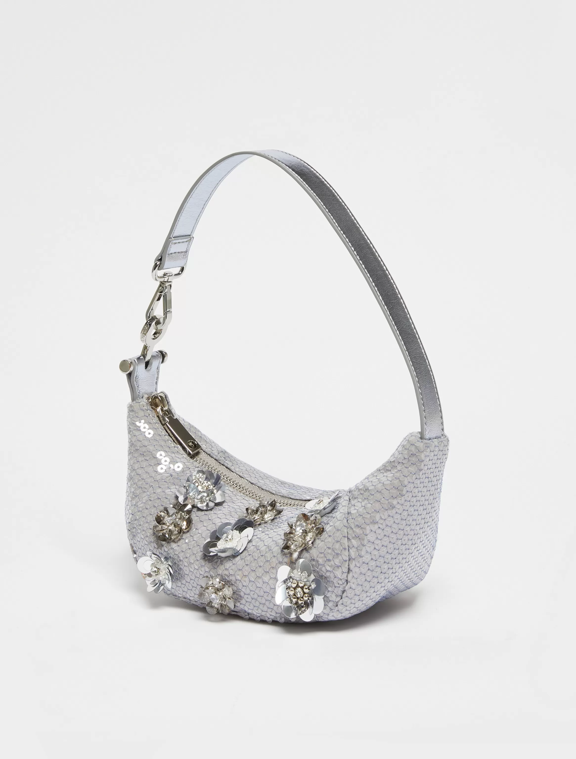 Hug sequinned mini hobo bag*Max&Co Online