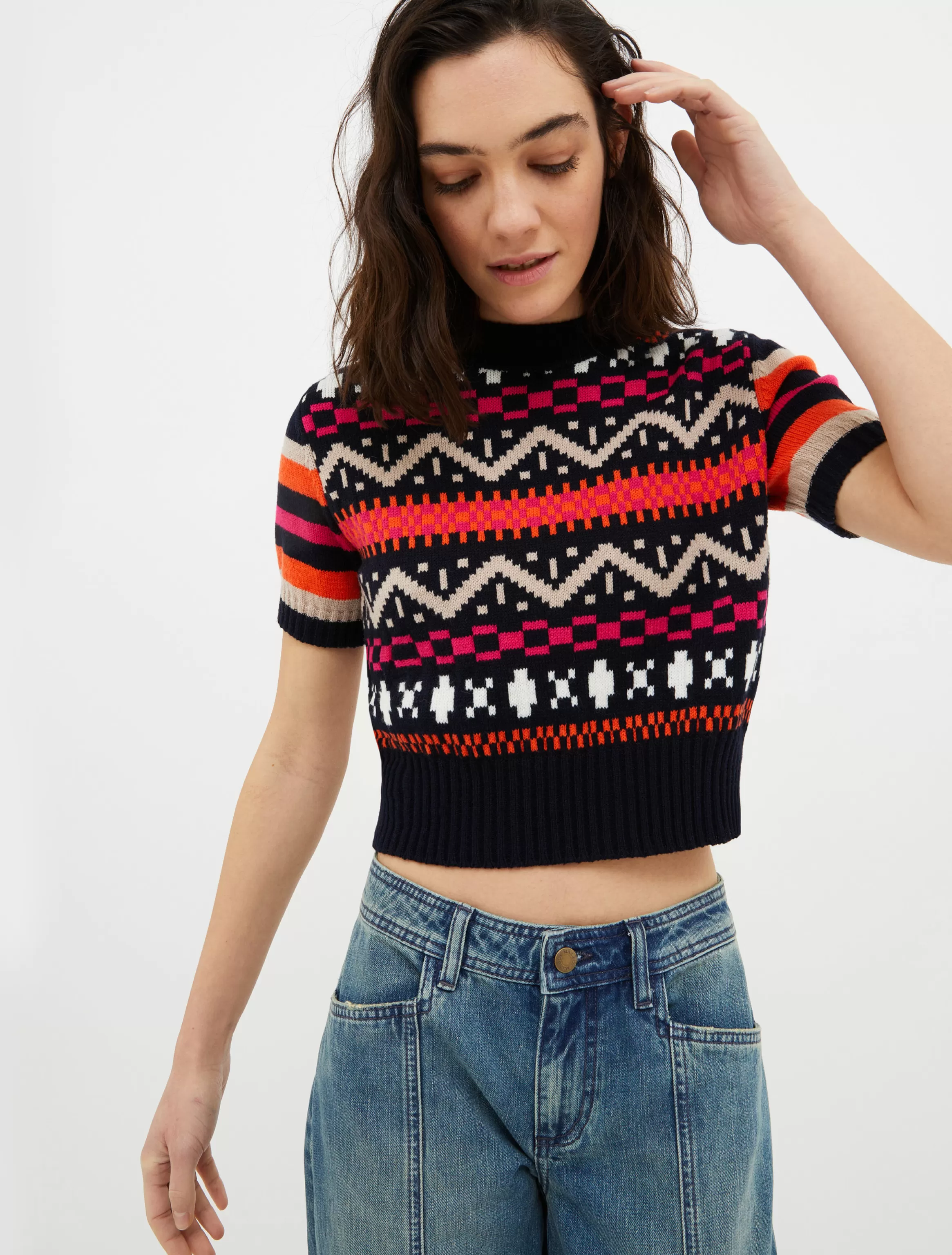 Jacquard knitted jumper*Max&Co Fashion