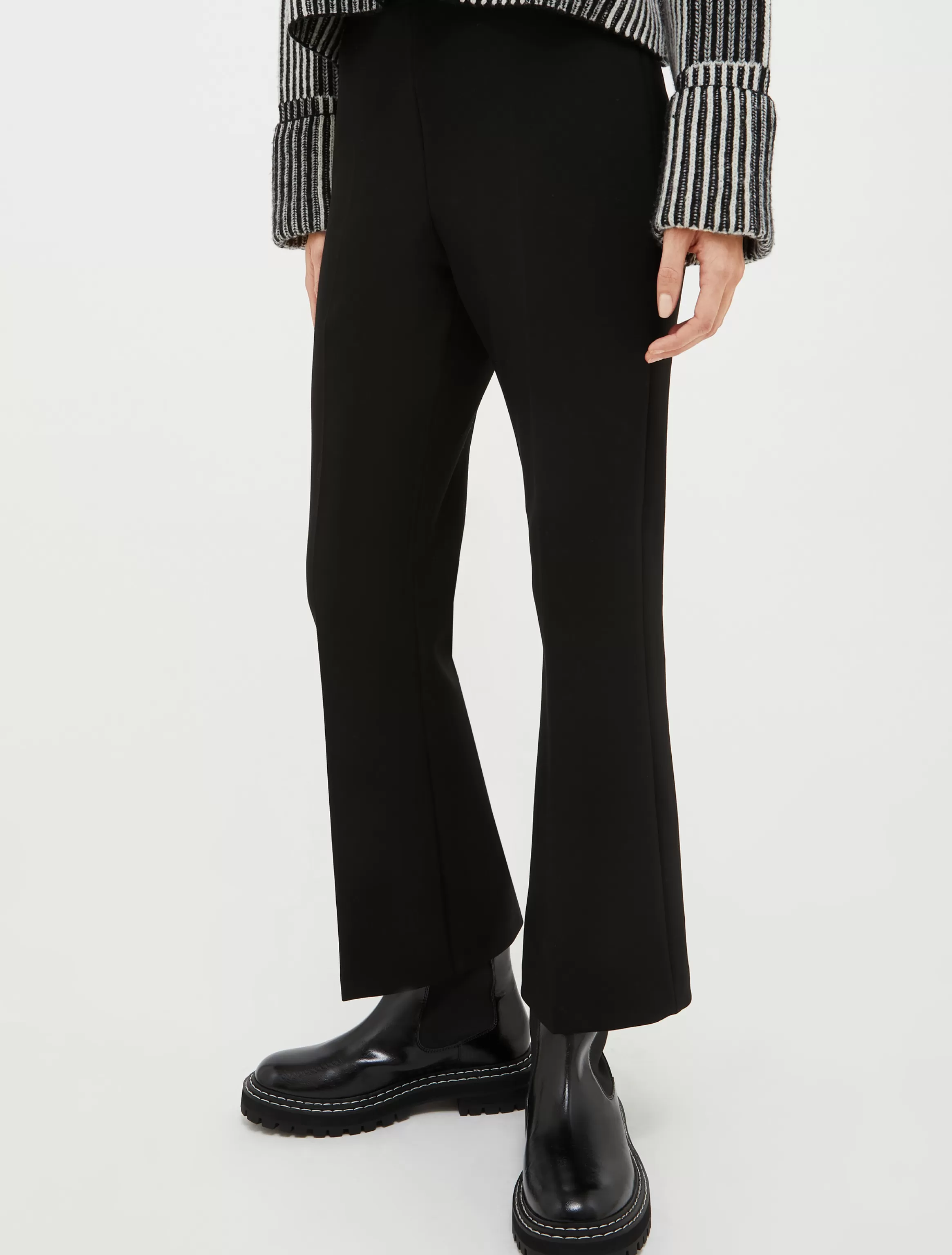 Kick-flare stretch trousers*Max&Co Sale