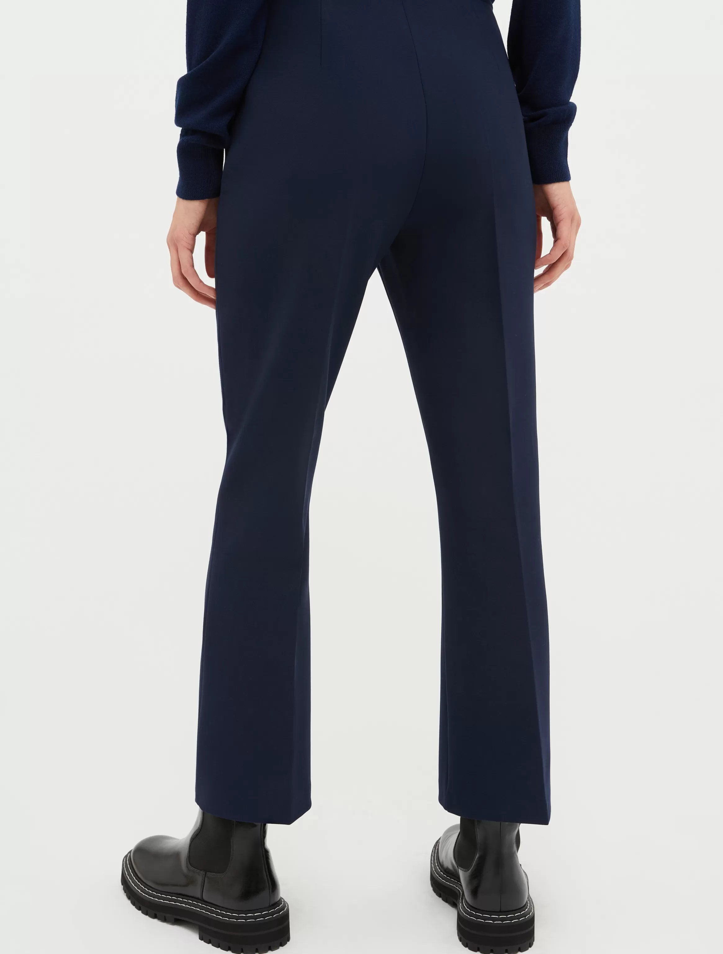 Kick-flare stretch trousers*Max&Co Clearance