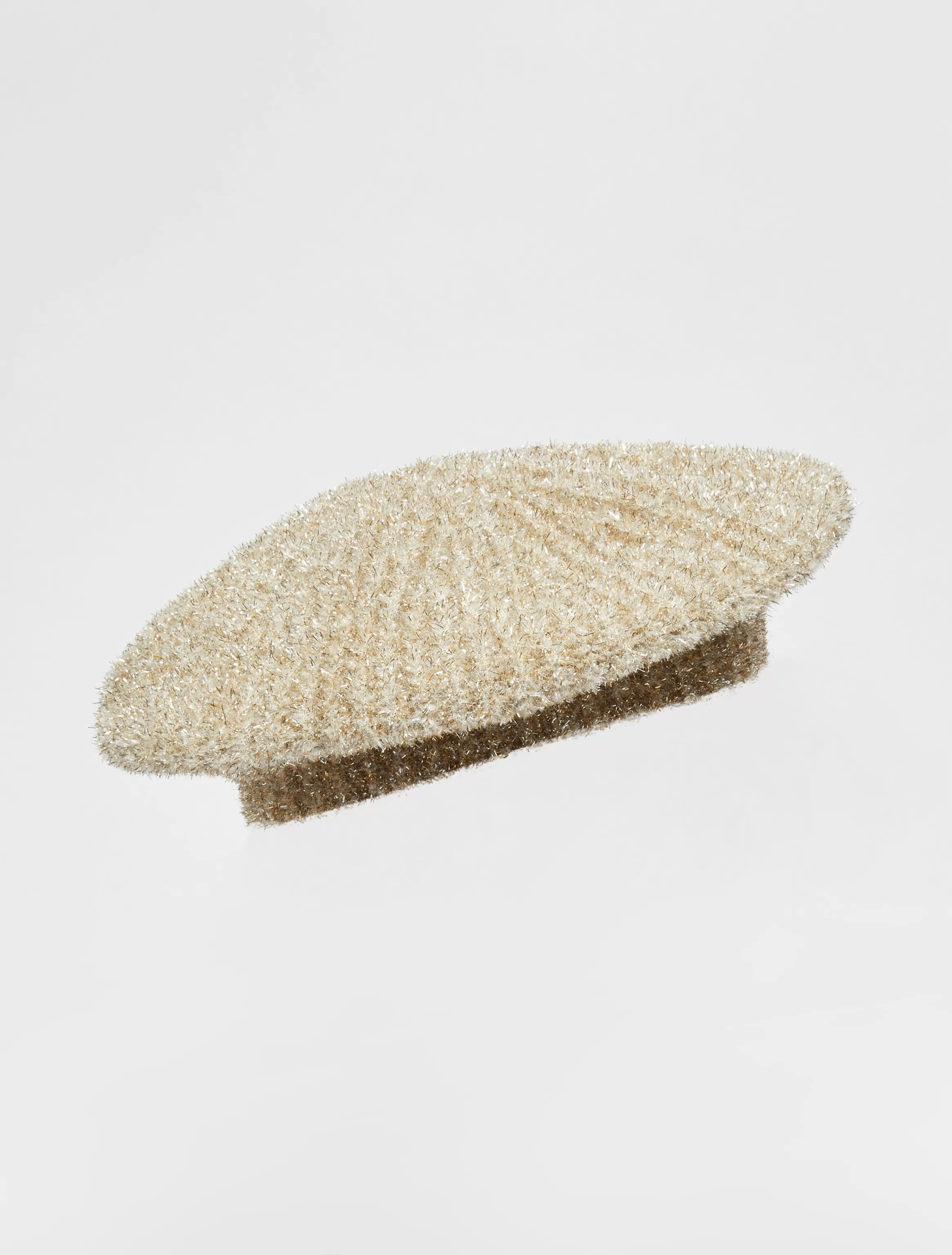 Lamé knitted beret*Max&Co New