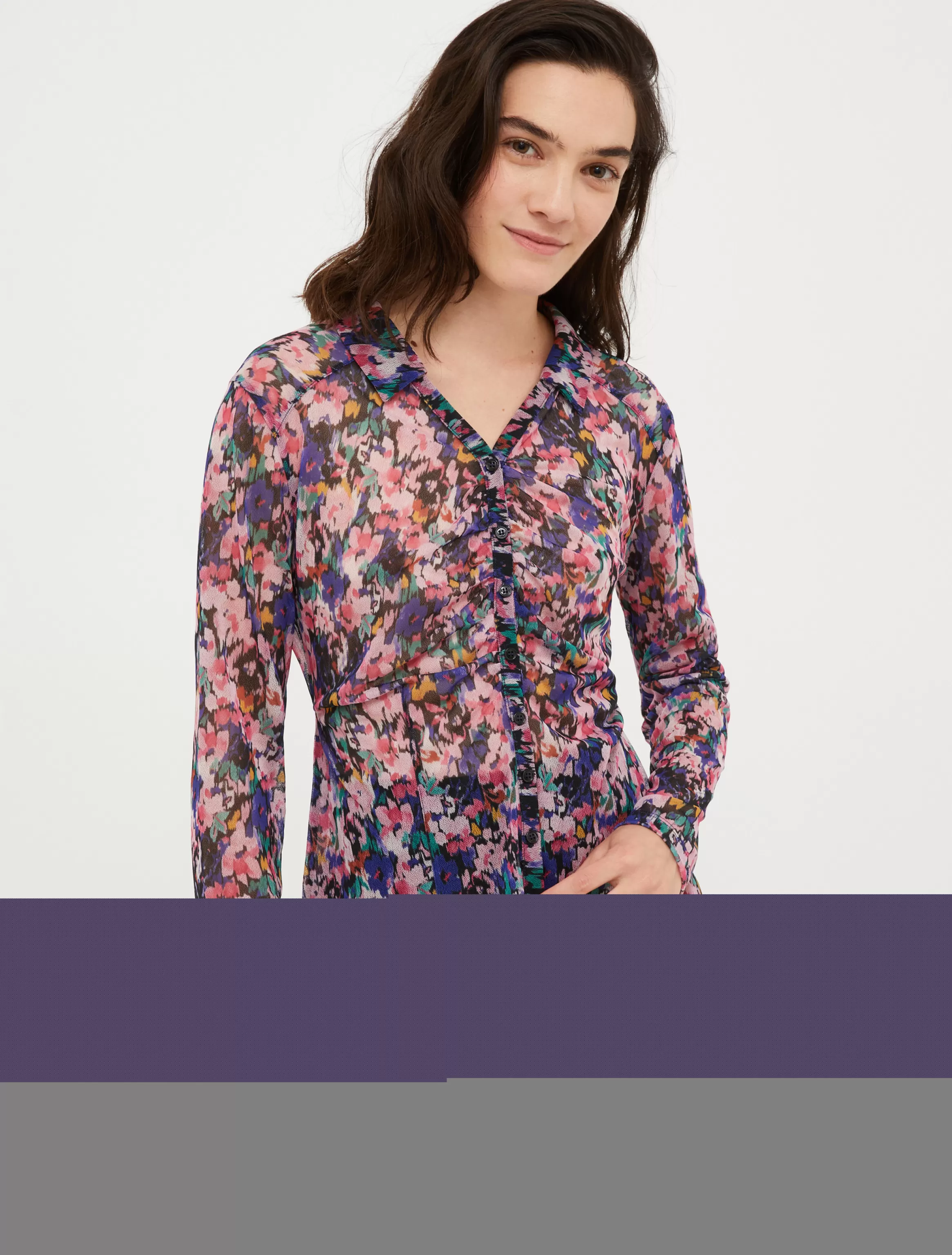 Lightweight crêpe-jersey shirt*Max&Co Cheap