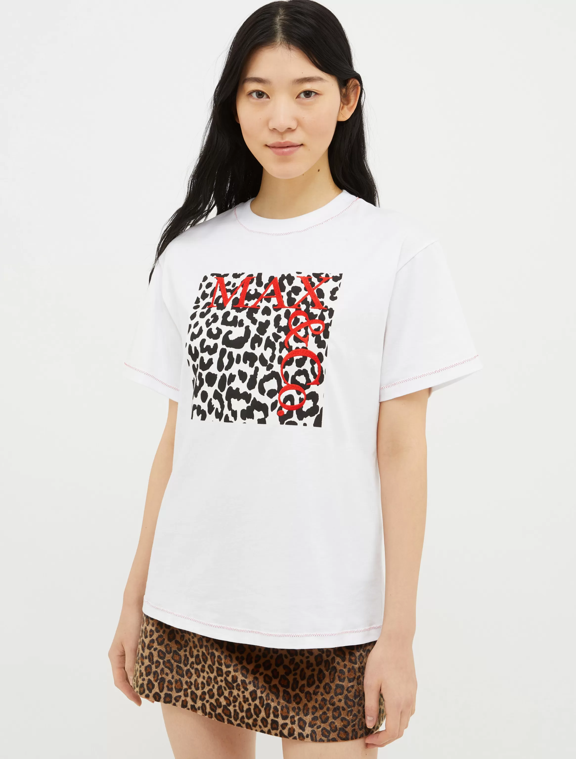 Logo-embroidered cotton T-shirt*Max&Co Best