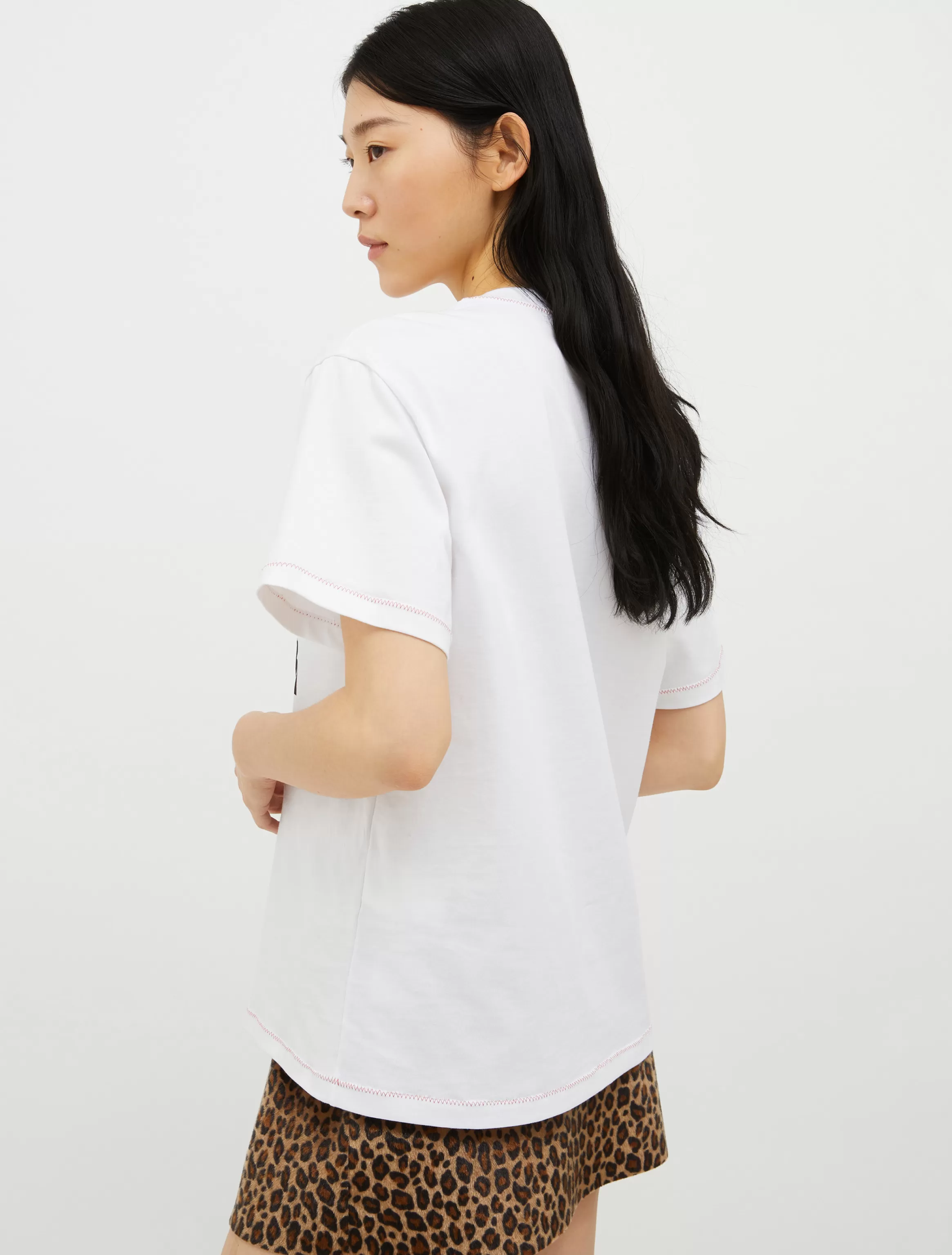 Logo-embroidered cotton T-shirt*Max&Co Best