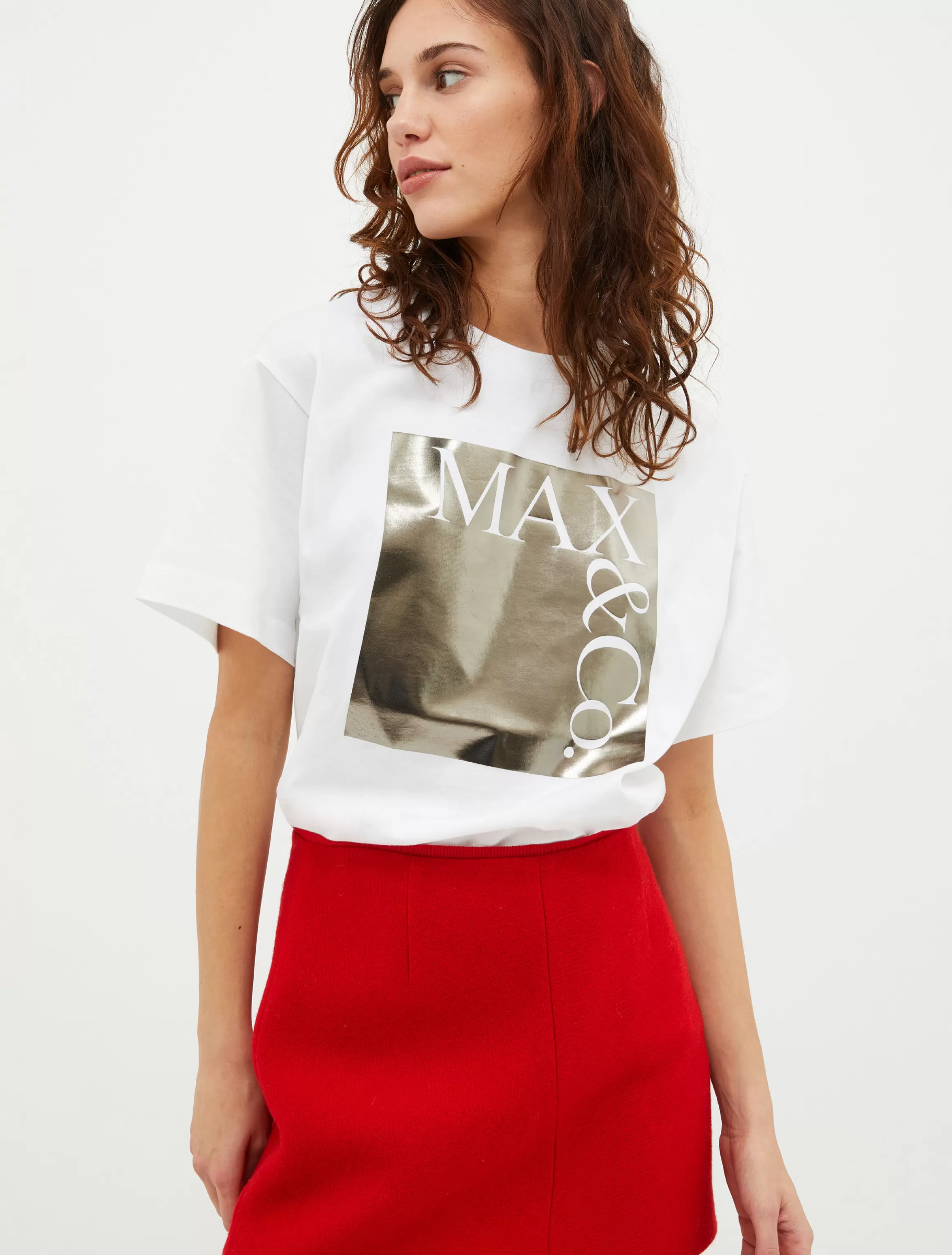 Logo-print T-shirt*Max&Co Sale