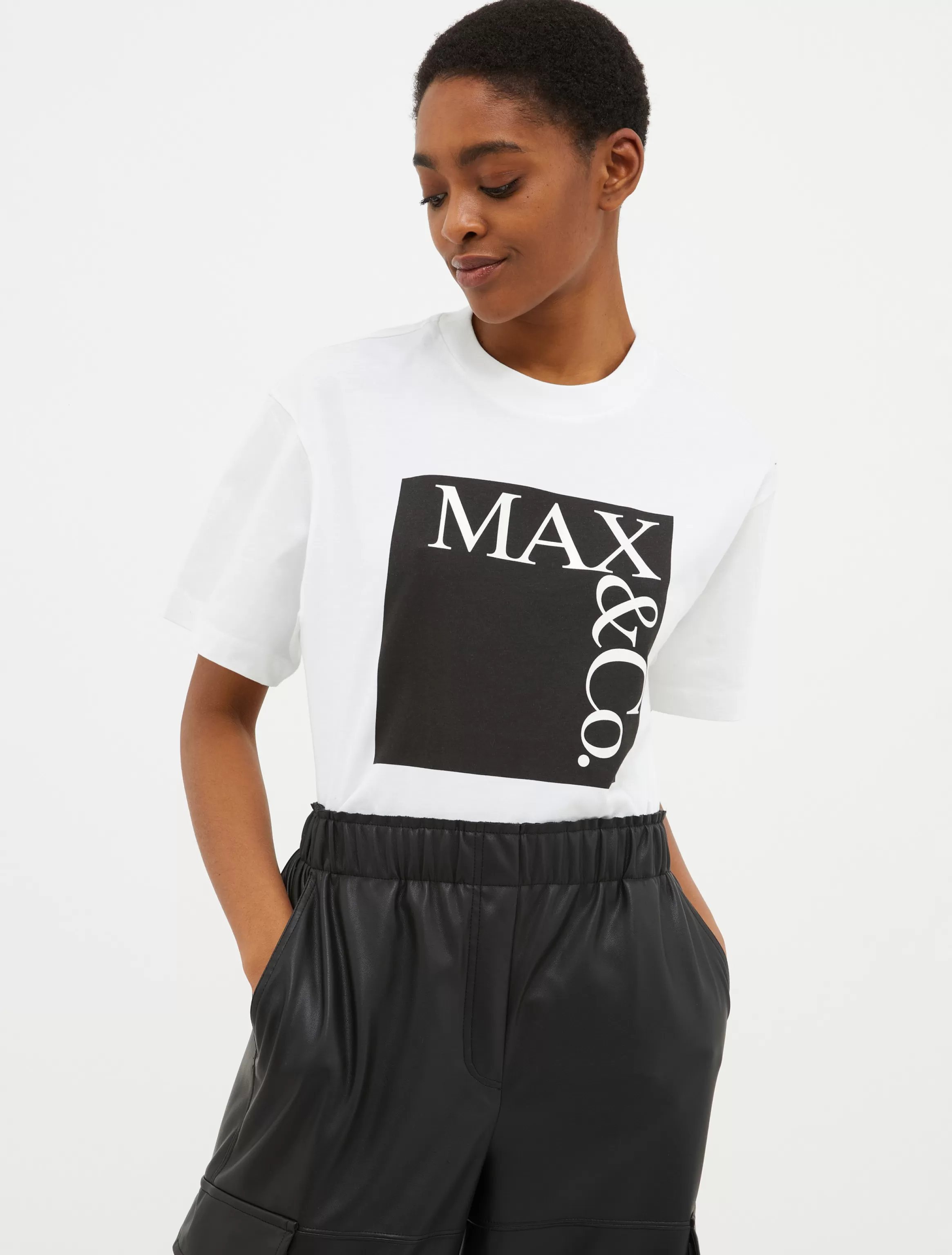 Logo-print T-shirt*Max&Co Best Sale