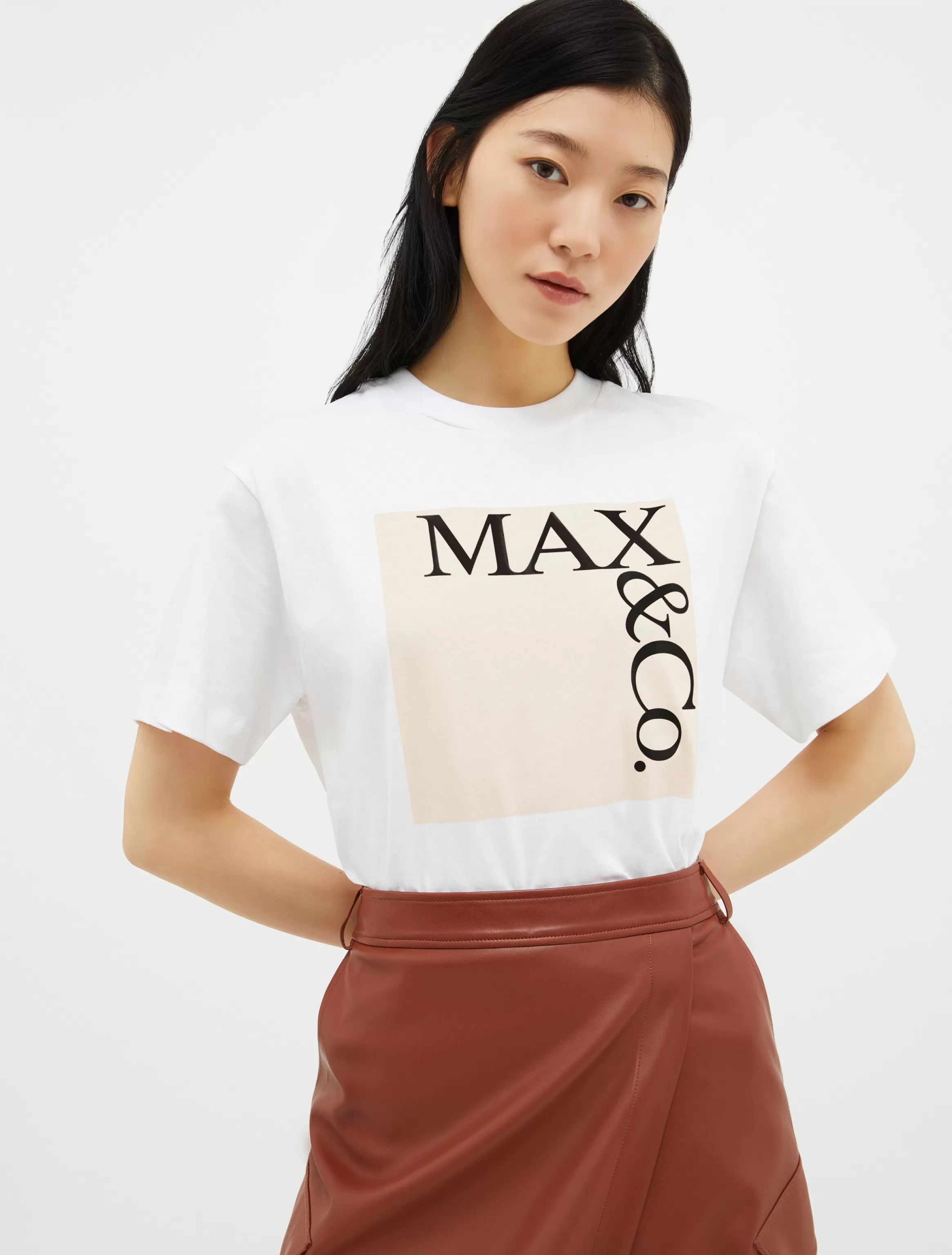 Logo-print T-shirt*Max&Co Shop