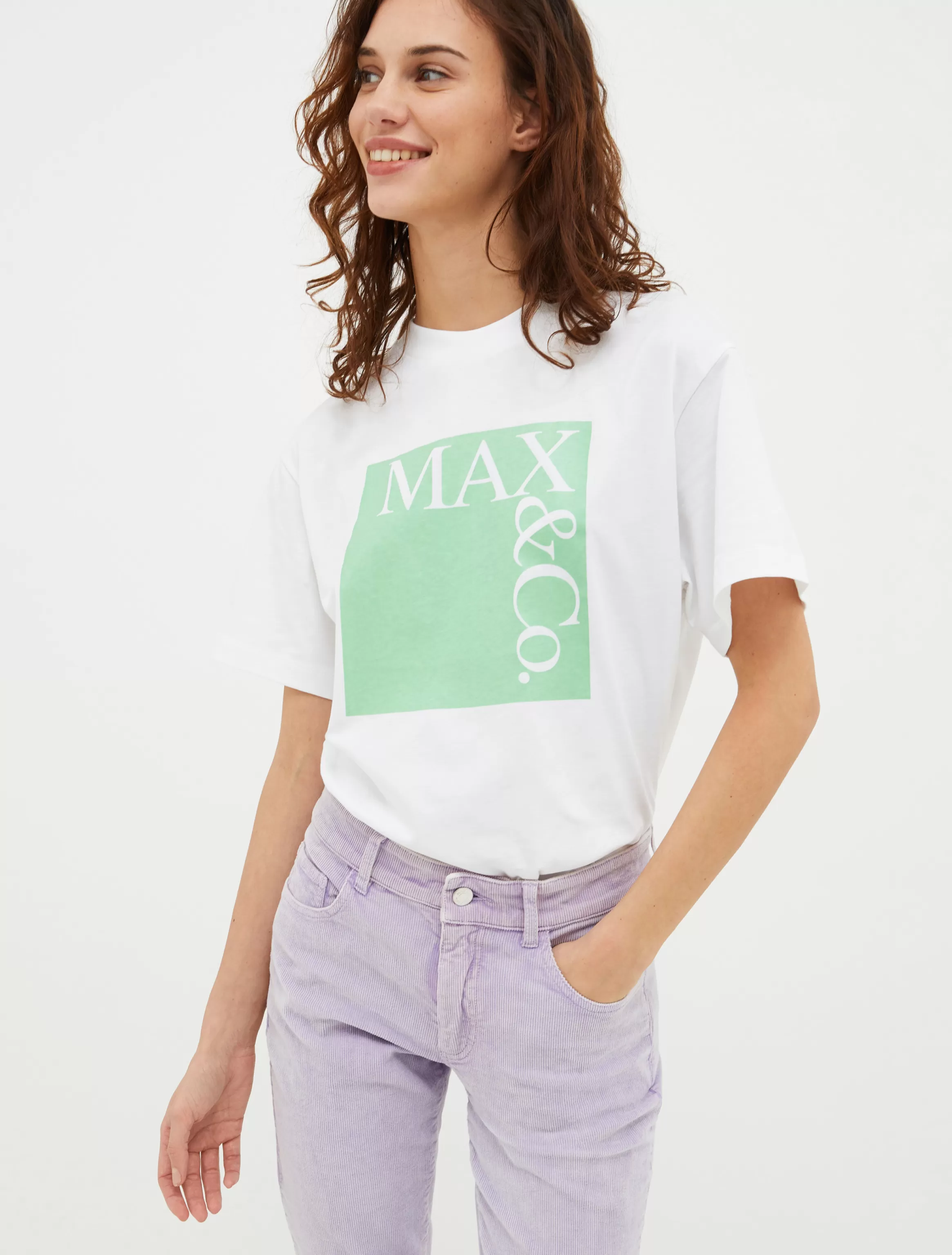 Logo-print T-shirt*Max&Co Best Sale