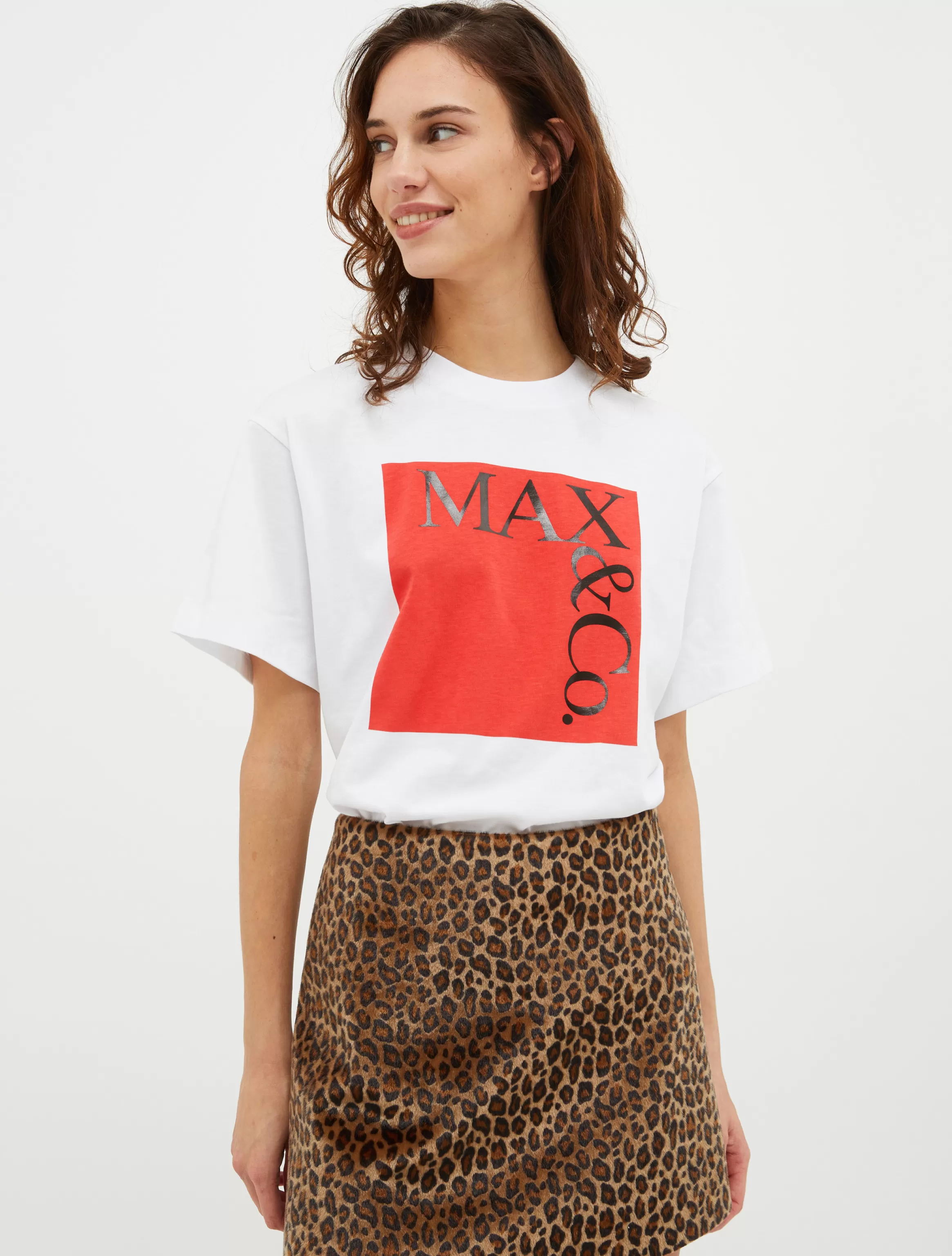 Logo-print T-shirt*Max&Co Best Sale