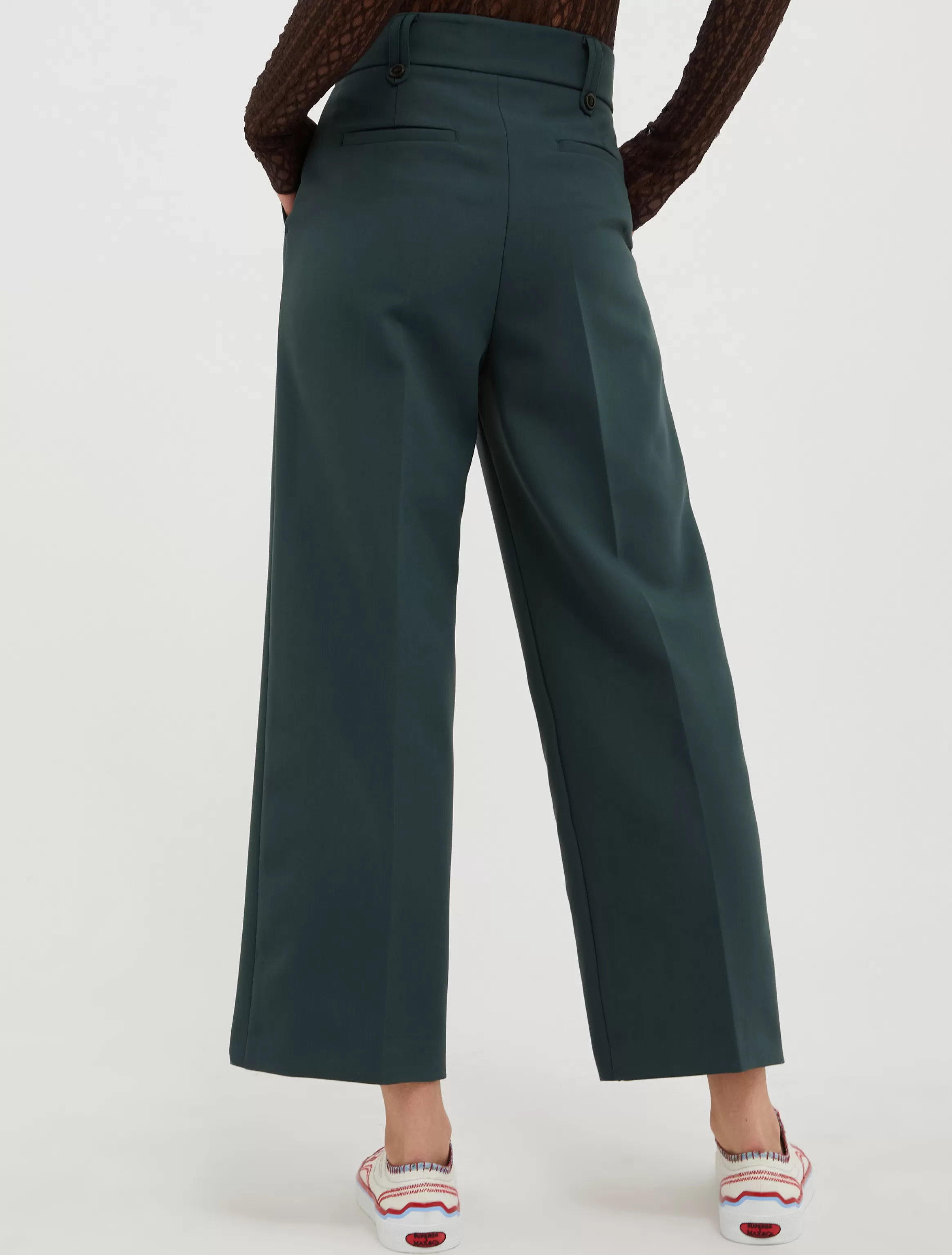 Loose-fit canvas trousers*Max&Co Outlet