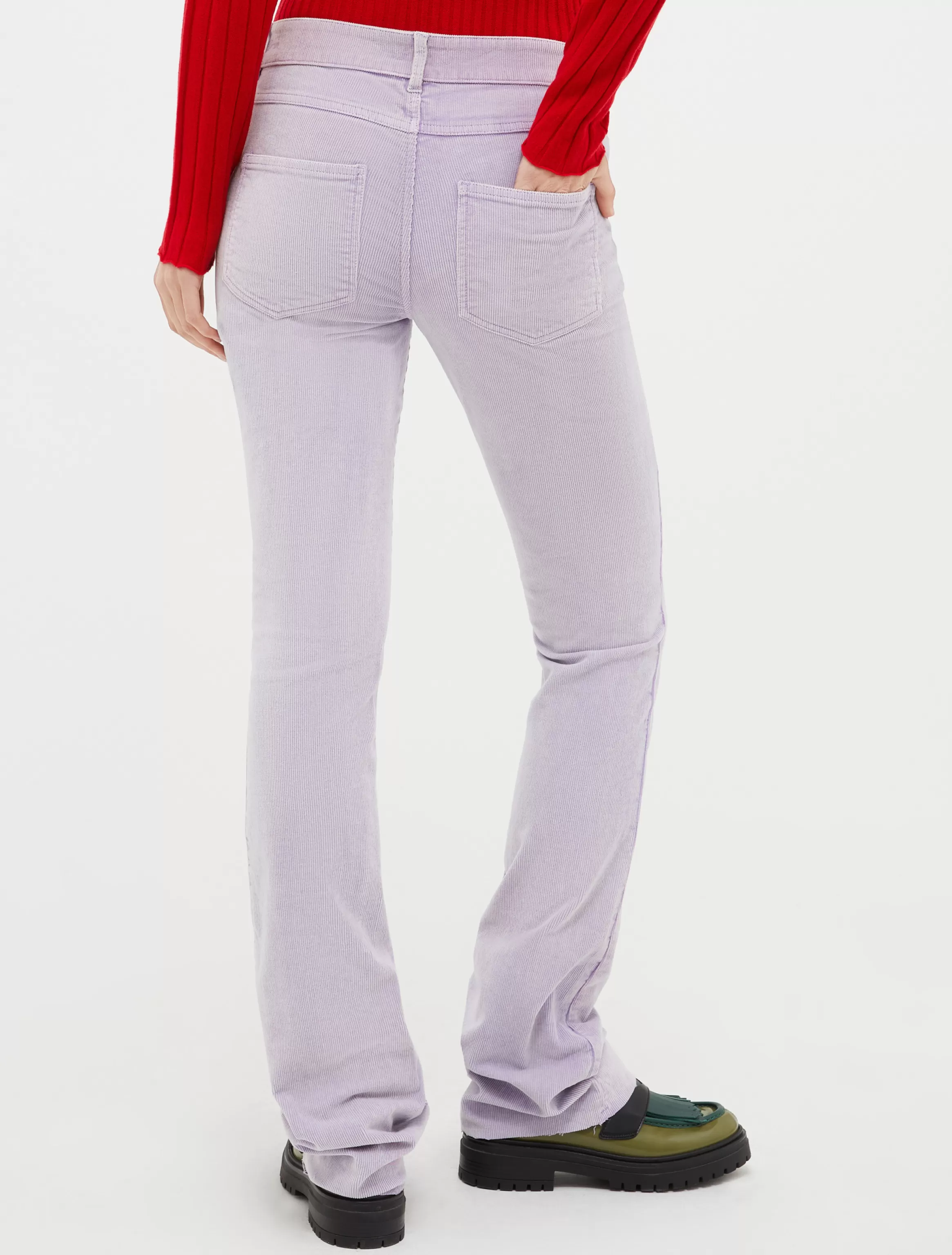 Low-rise bootcut trousers*Max&Co Best Sale