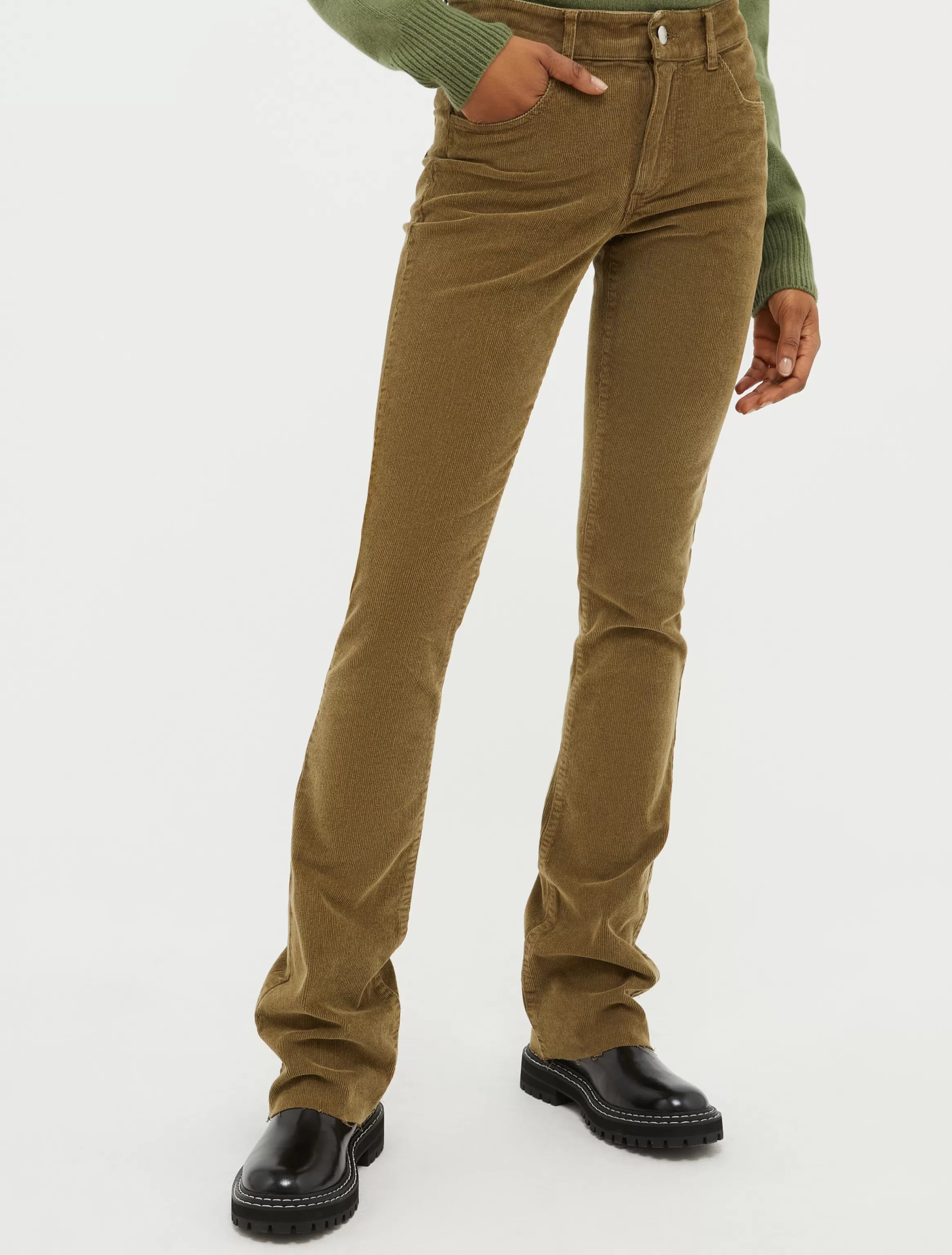 Low-rise bootcut trousers*Max&Co New