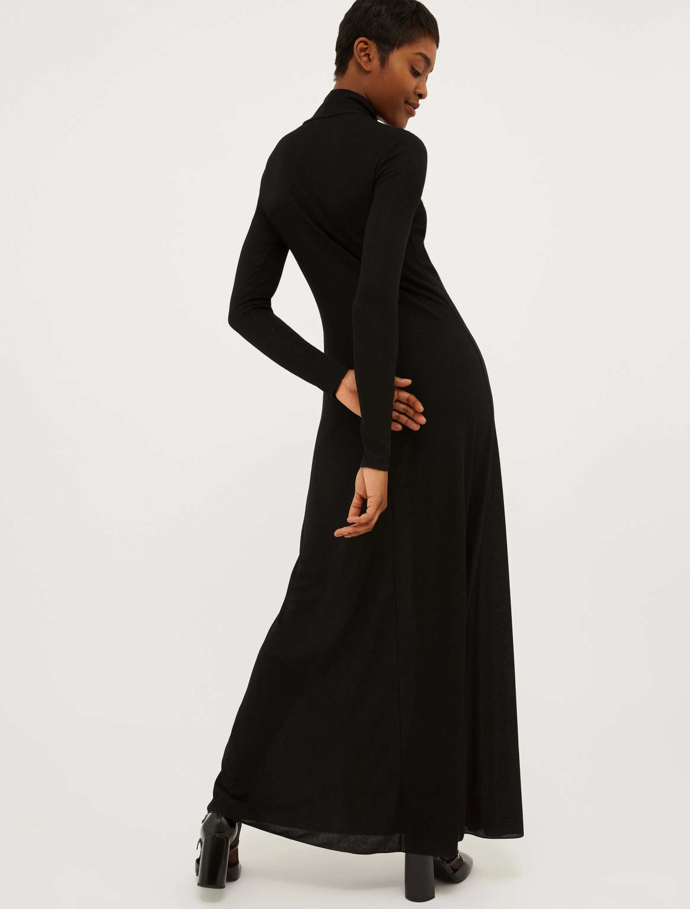 Lurex long-sleeved maxi dress*Max&Co Flash Sale