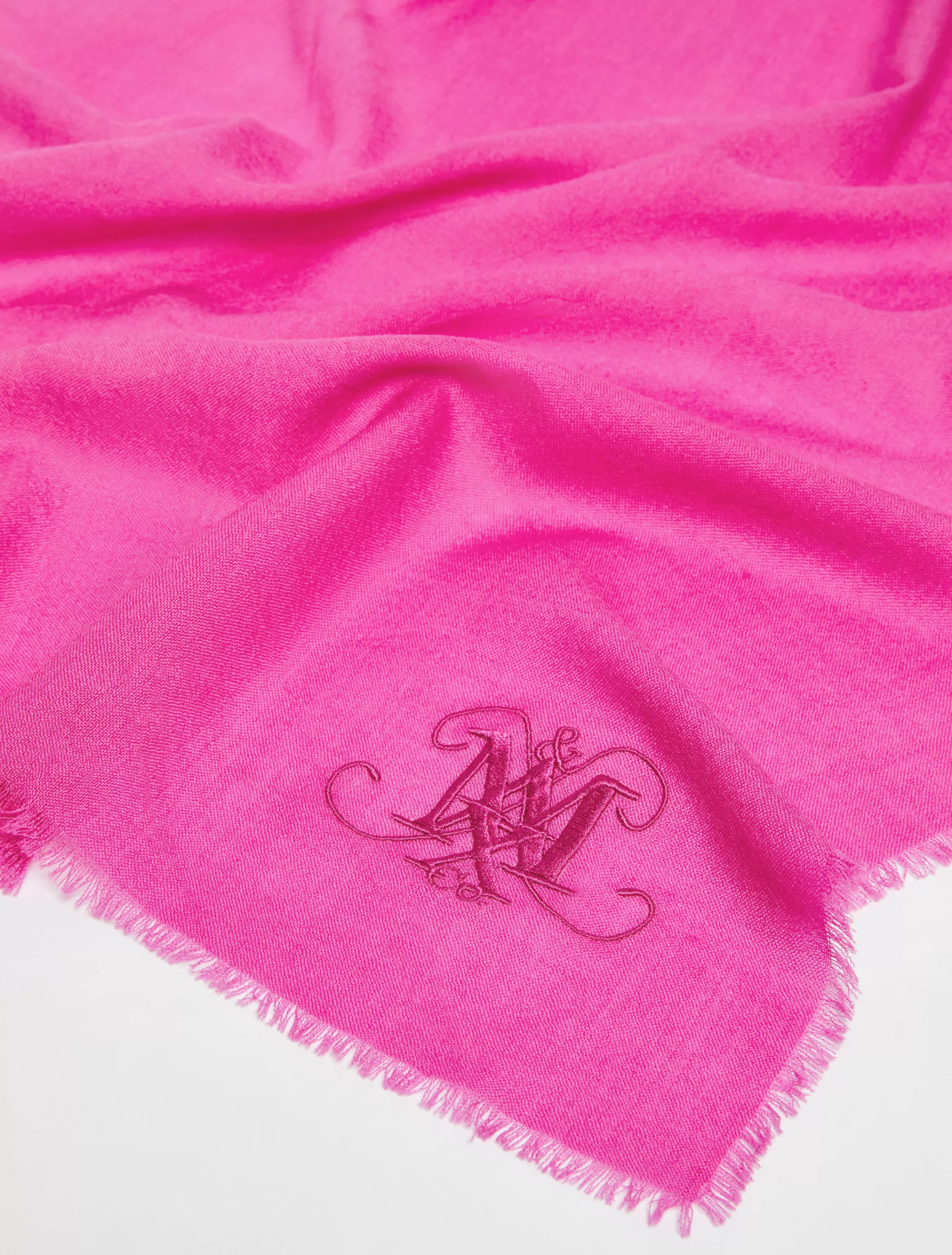 Monogrammed wool stole*Max&Co Best Sale