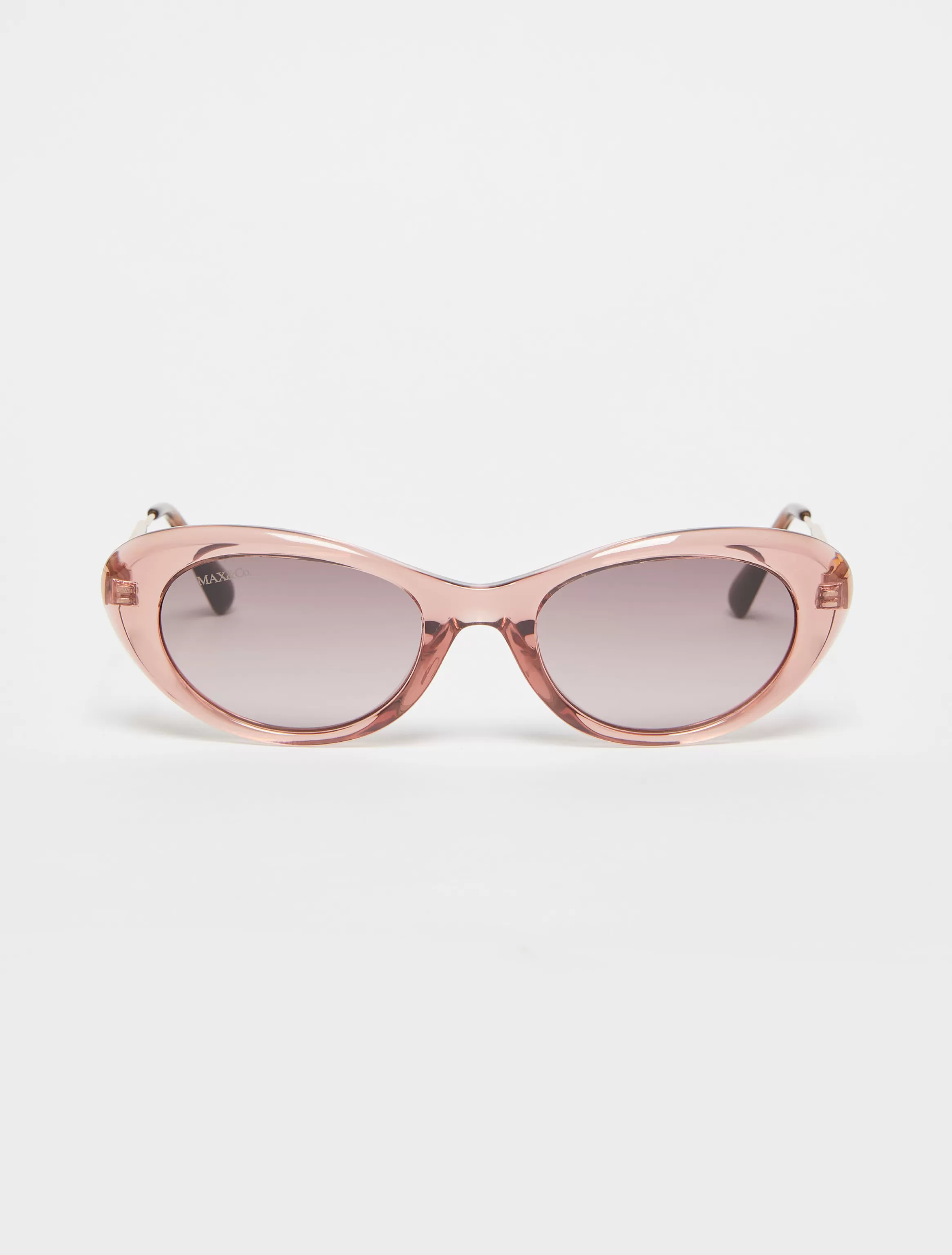 Oval cat-eye glasses*Max&Co Sale