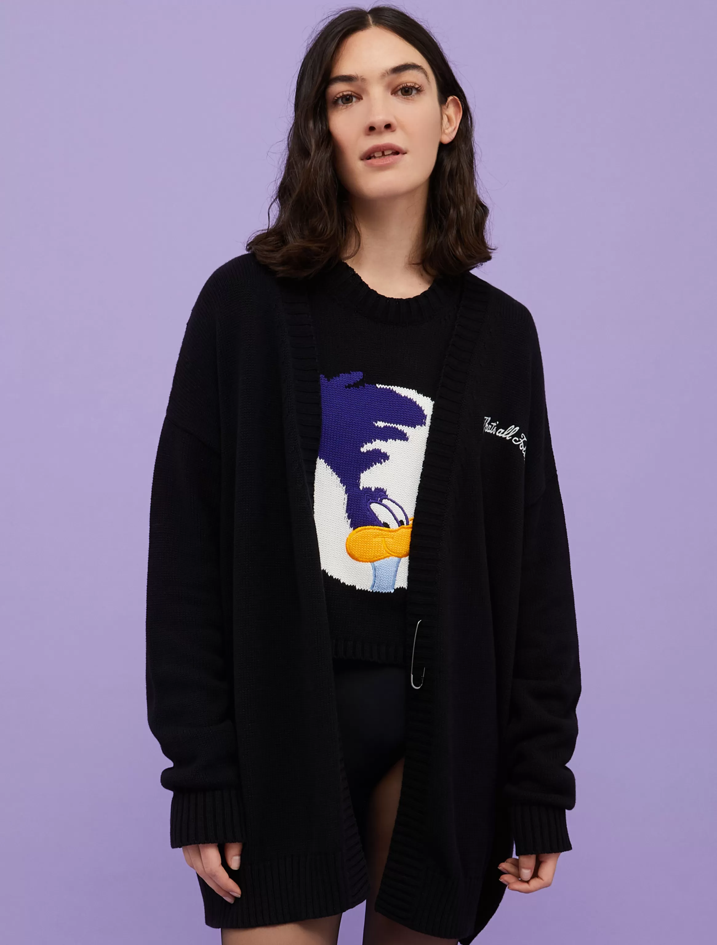 Oversized cardigan . with Looney Tunes*Max&Co Online