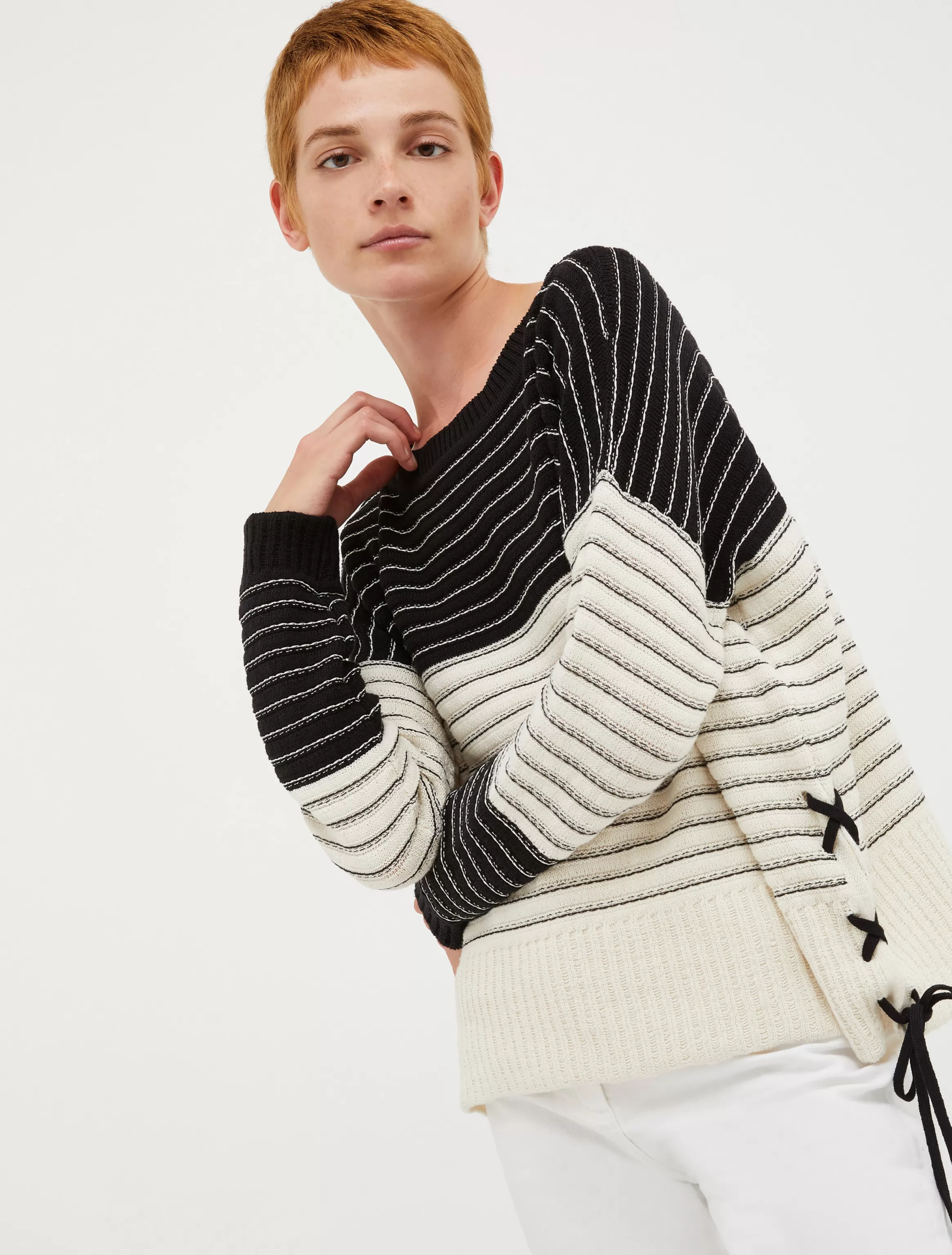 Oversized cotton and linen jumper*Max&Co Best