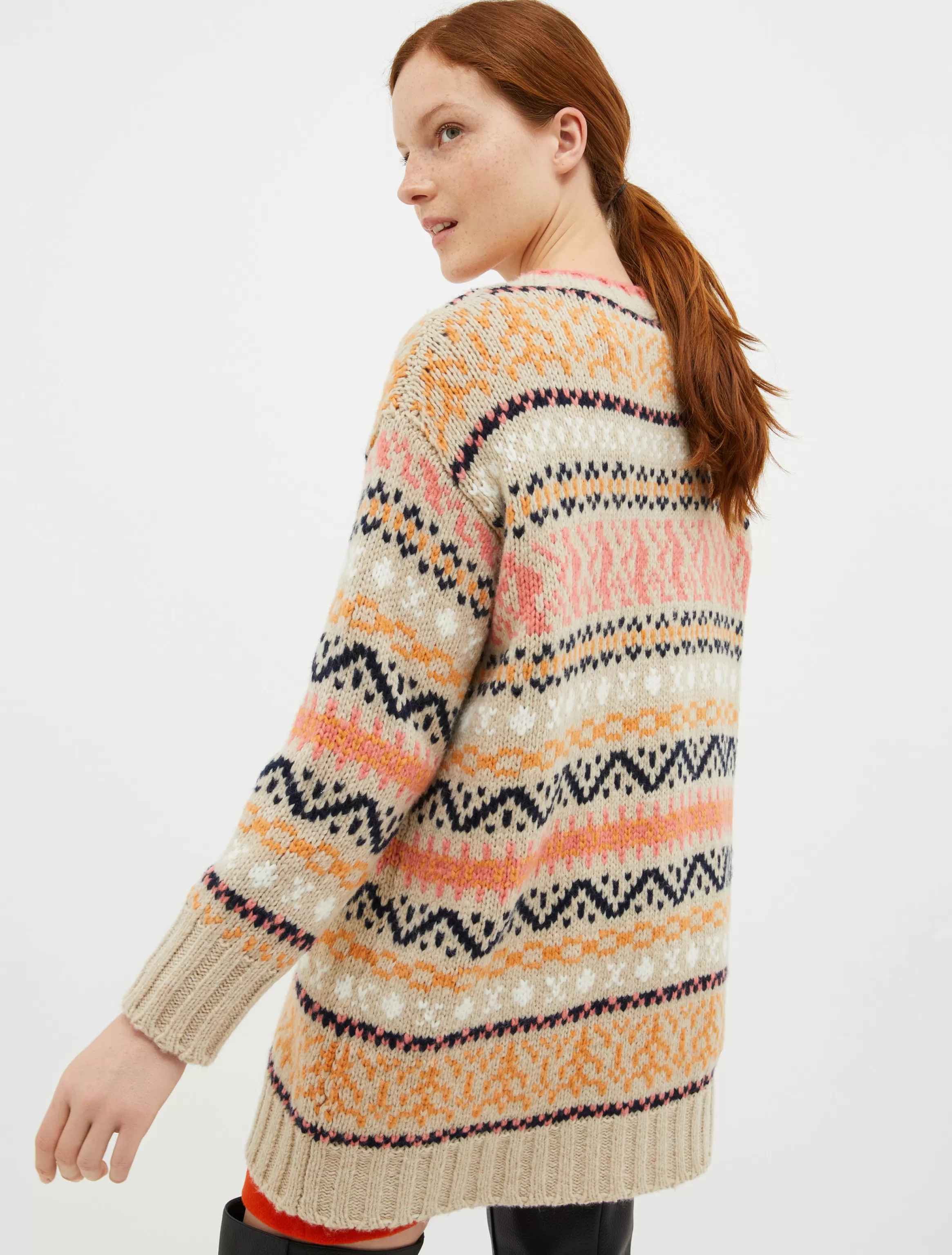 Oversized jacquard pullover*Max&Co Best Sale