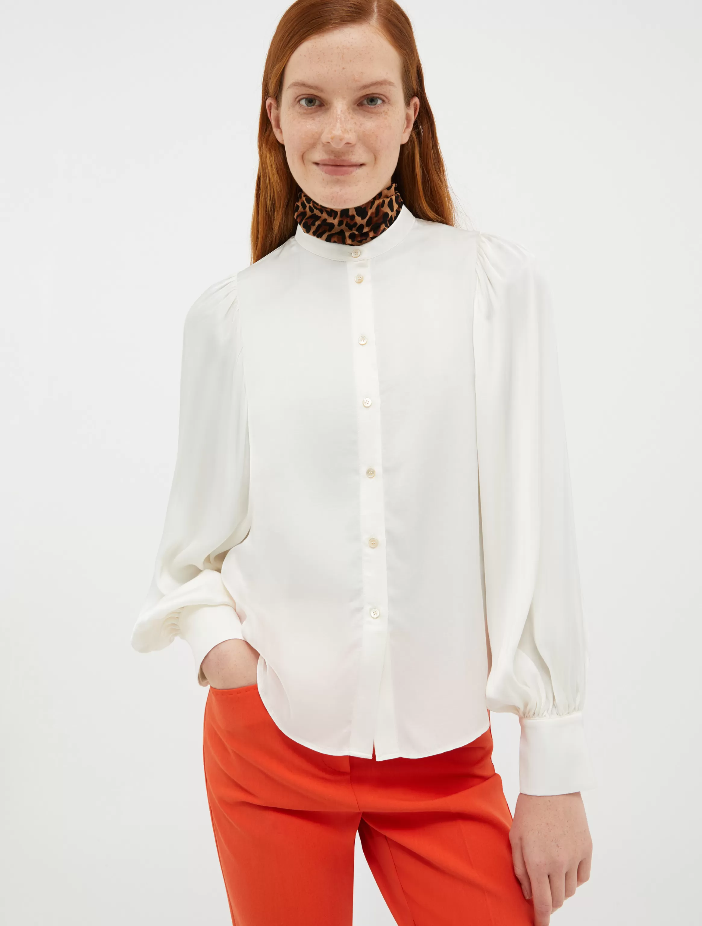 Patterned satin shirt*Max&Co Best