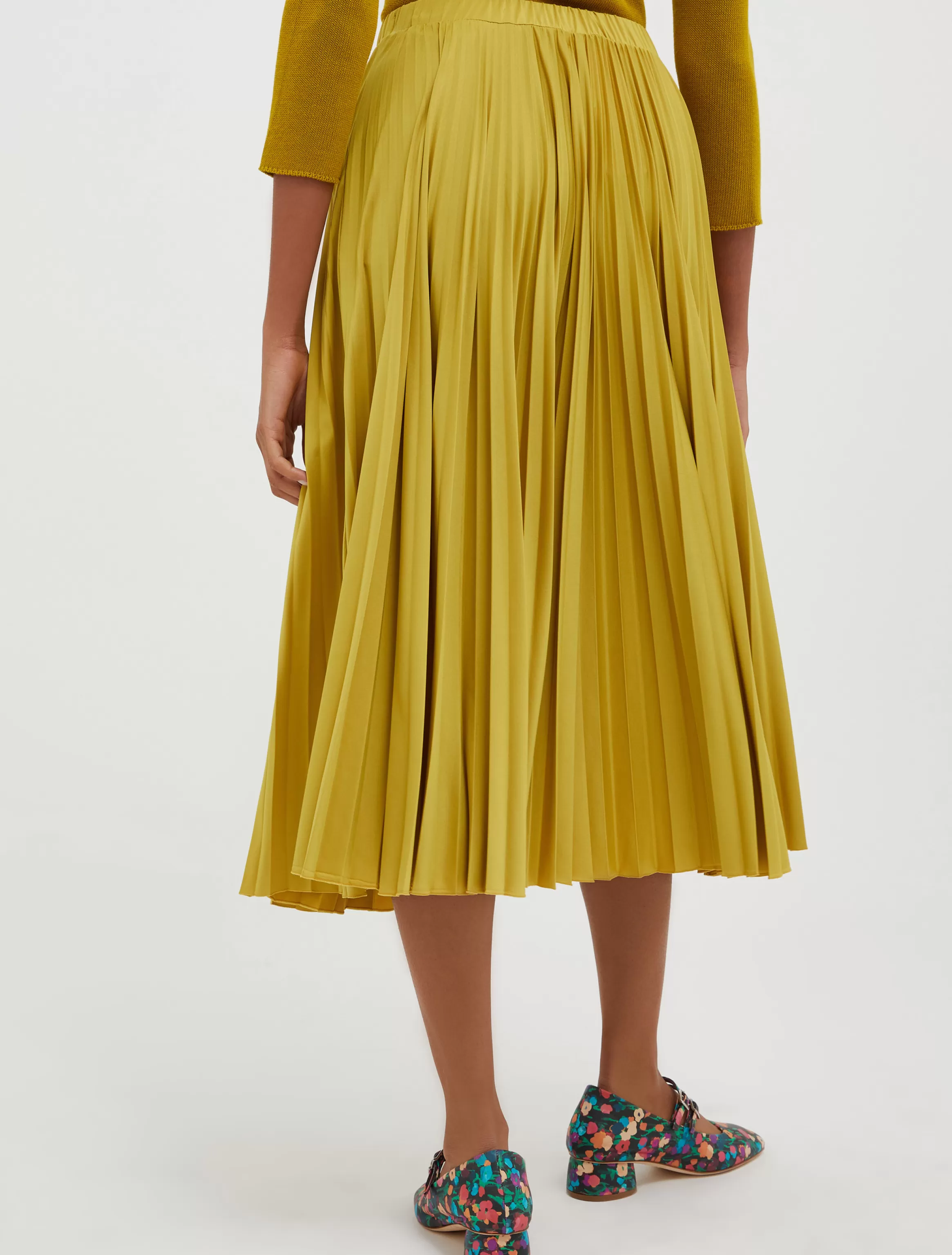 Pleated jersey midi skirt*Max&Co Cheap