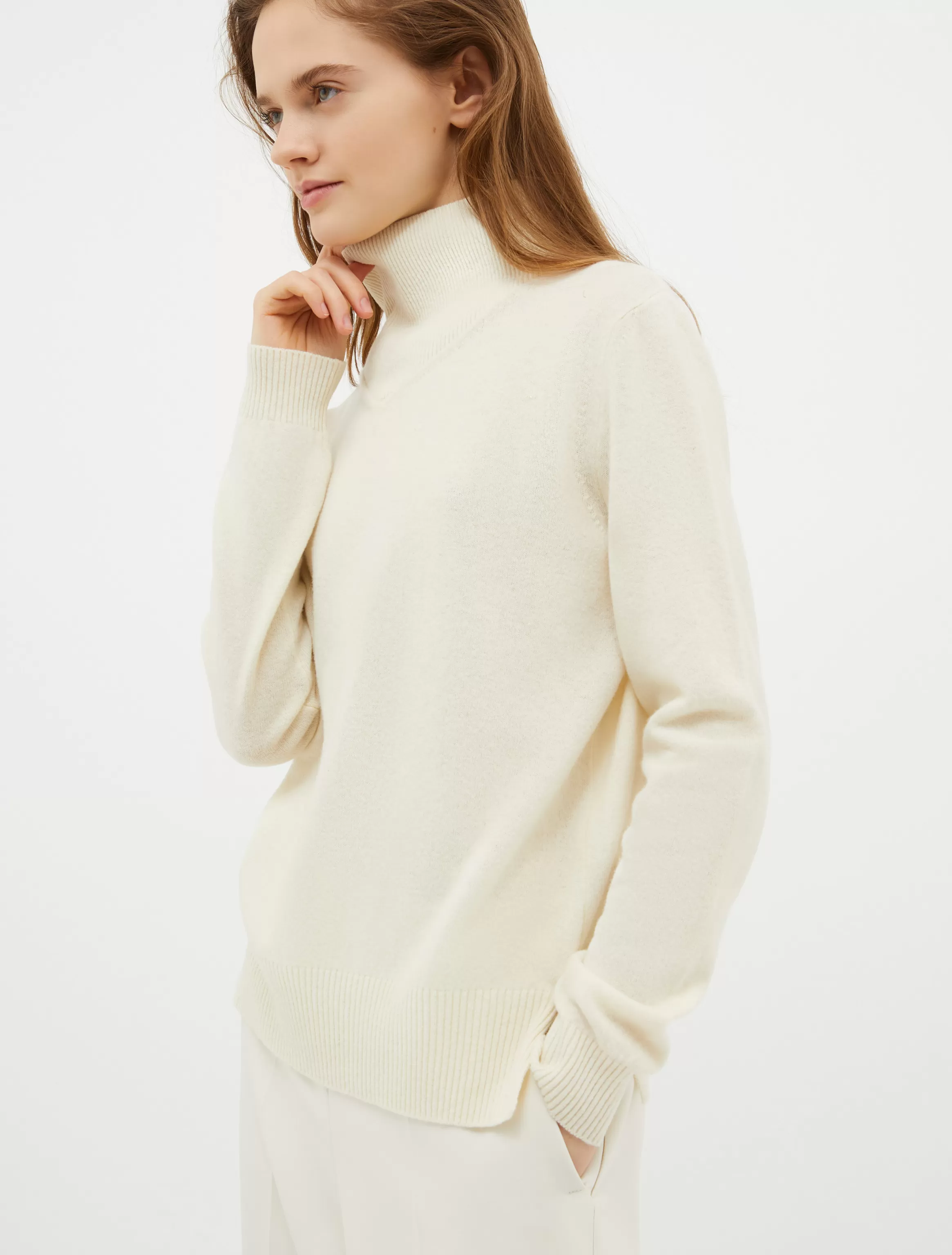 Polo neck wool-blend jumper*Max&Co Shop