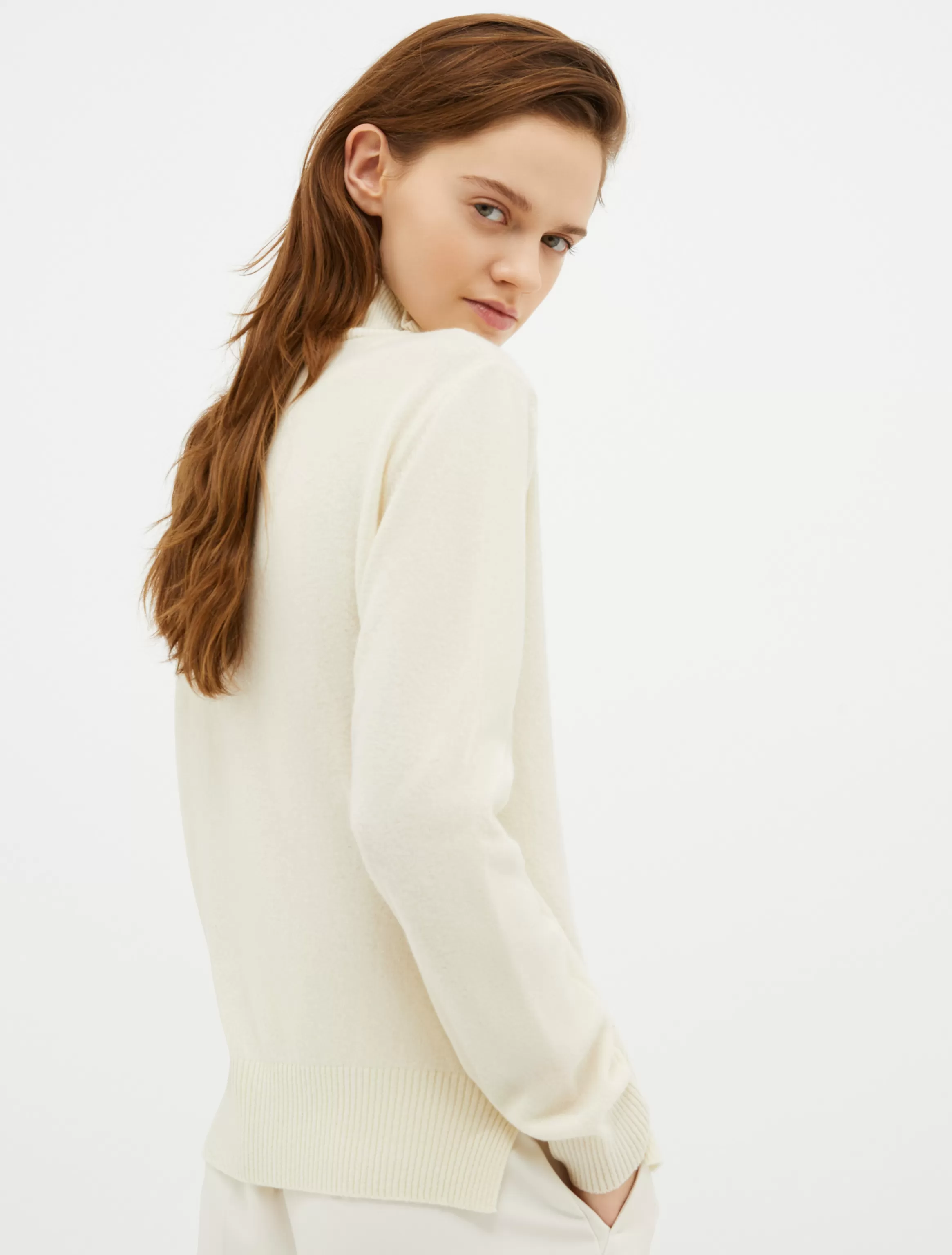 Polo neck wool-blend jumper*Max&Co Shop