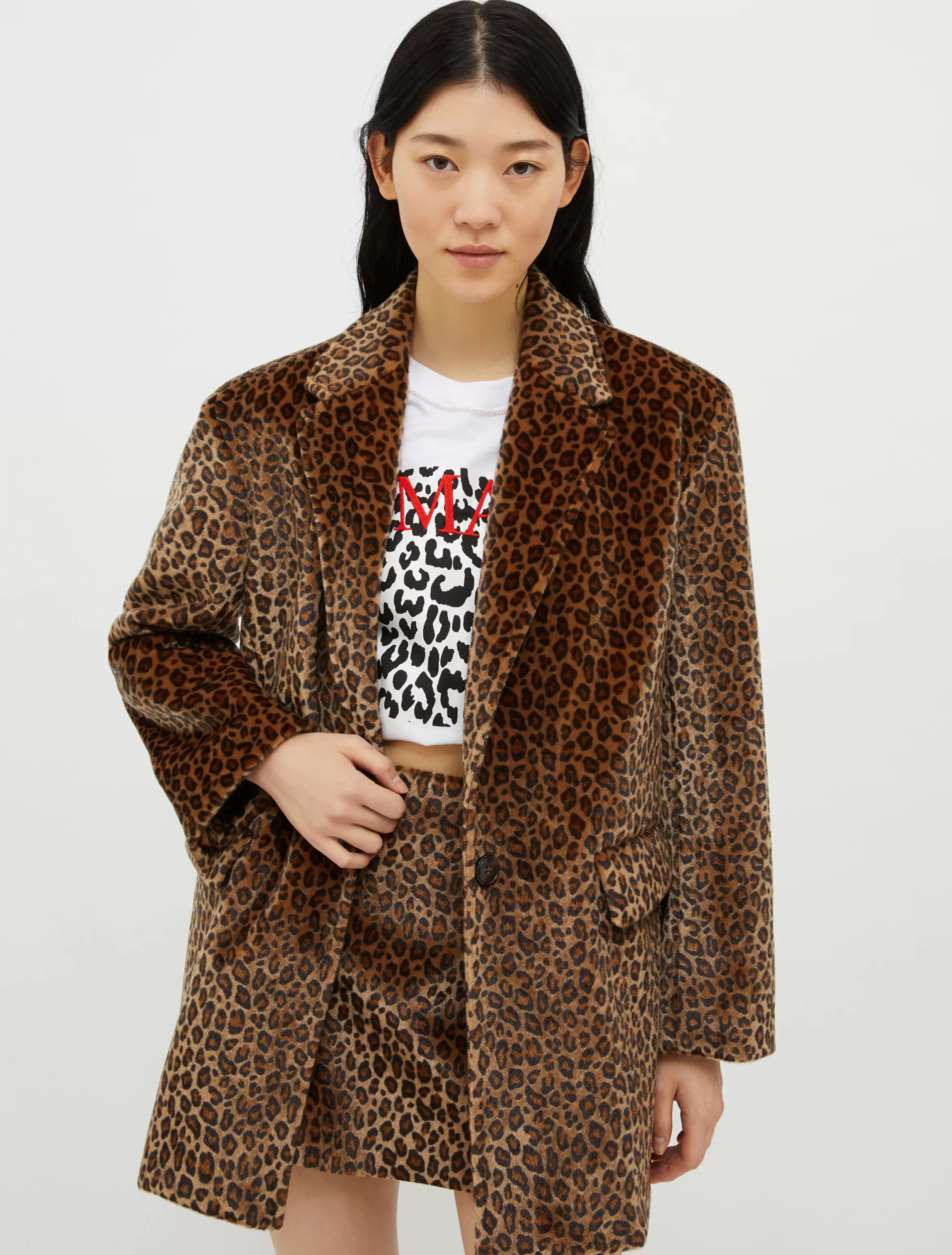 Pony-hair oversized blazer*Max&Co Outlet