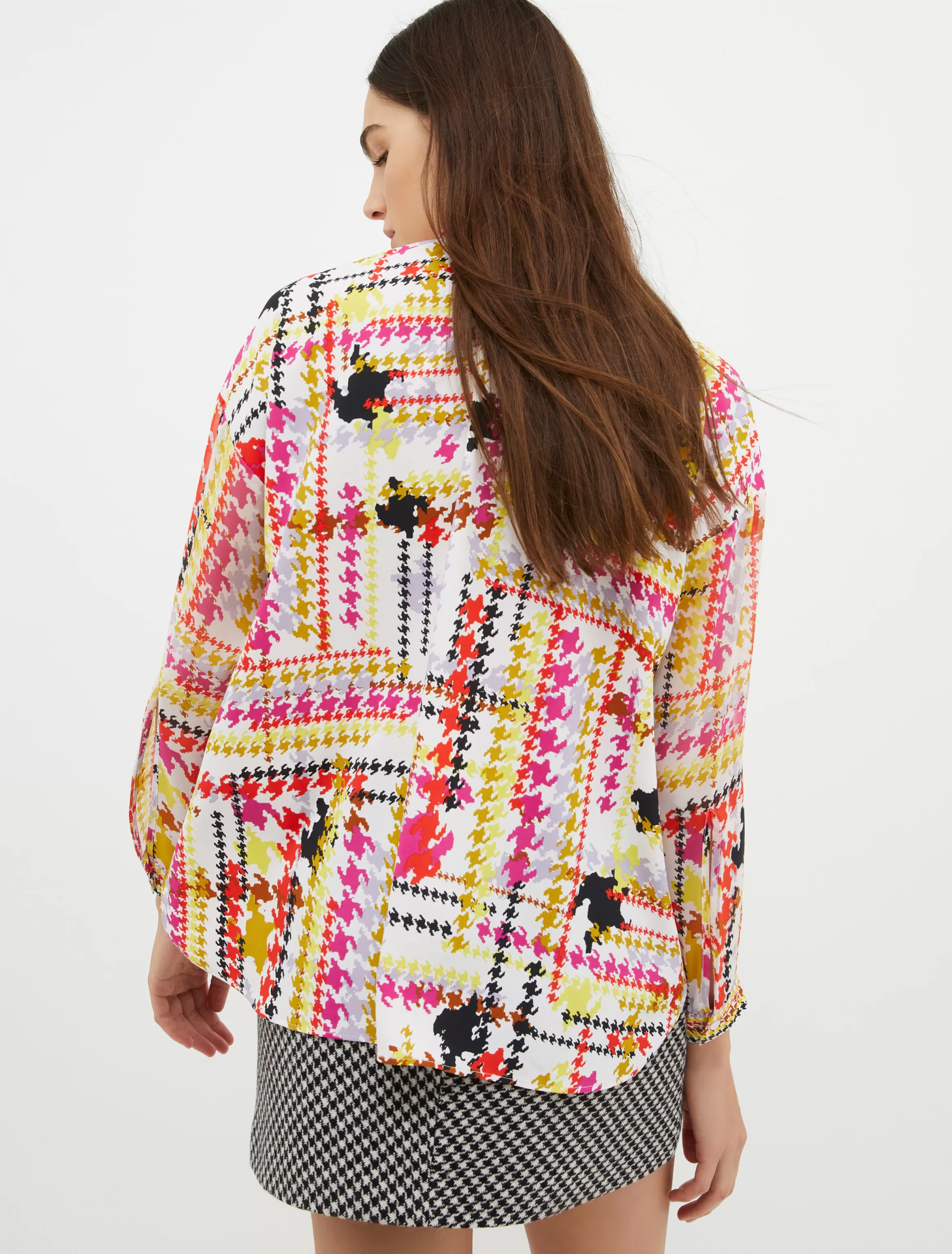 Printed crêpe-de-Chine shirt*Max&Co Best