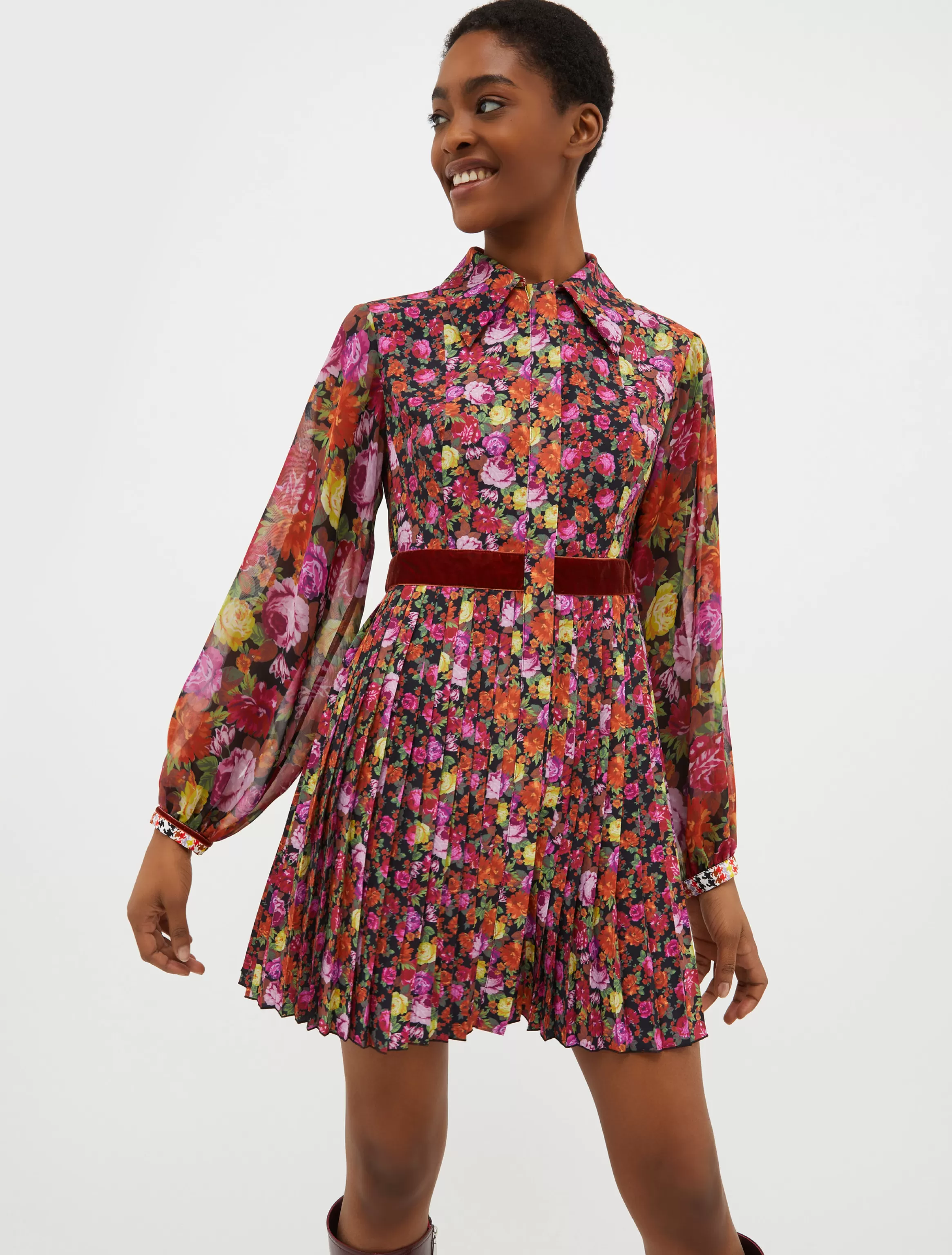 Printed shirt dress*Max&Co Cheap