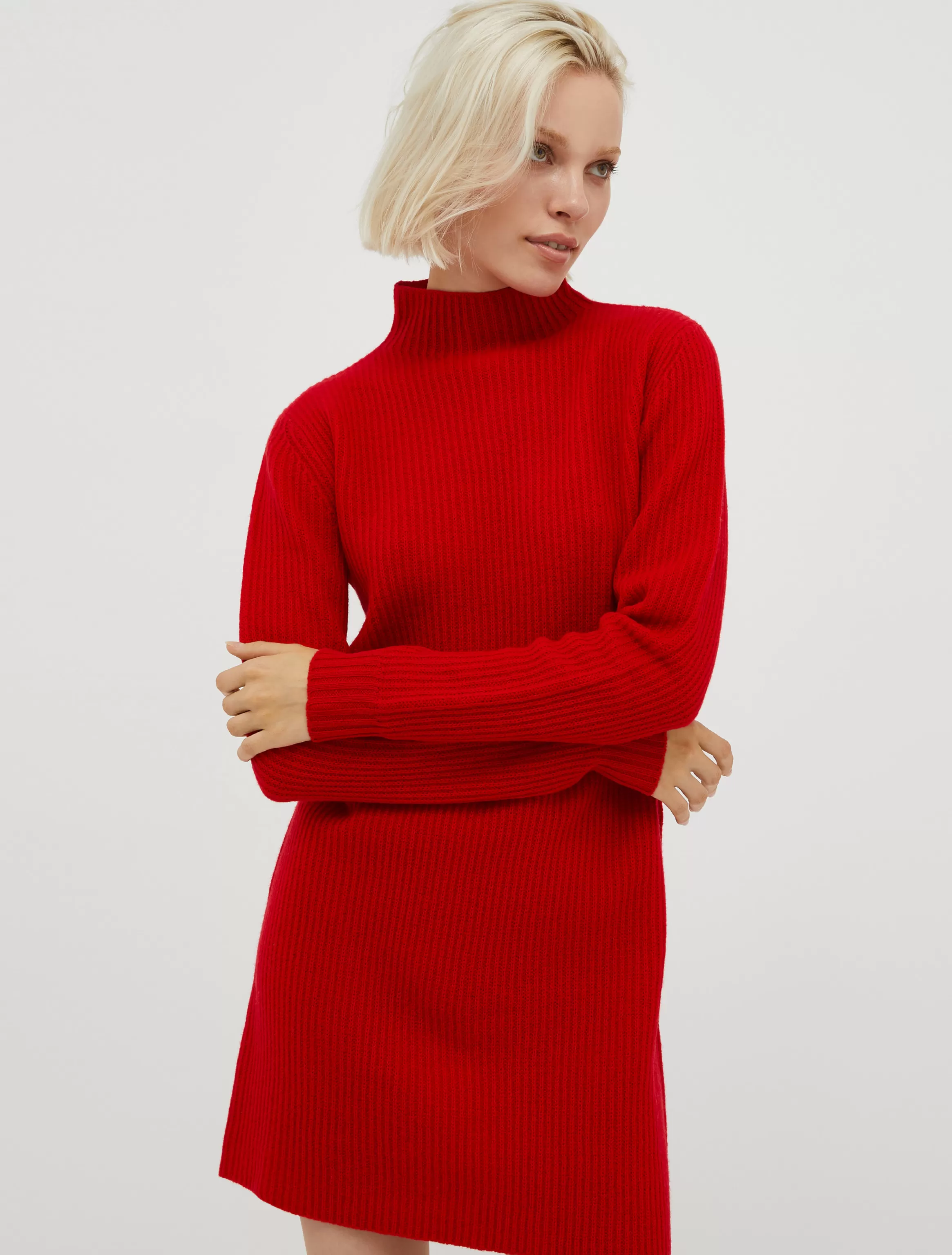 Pure wool knit dress*Max&Co Hot