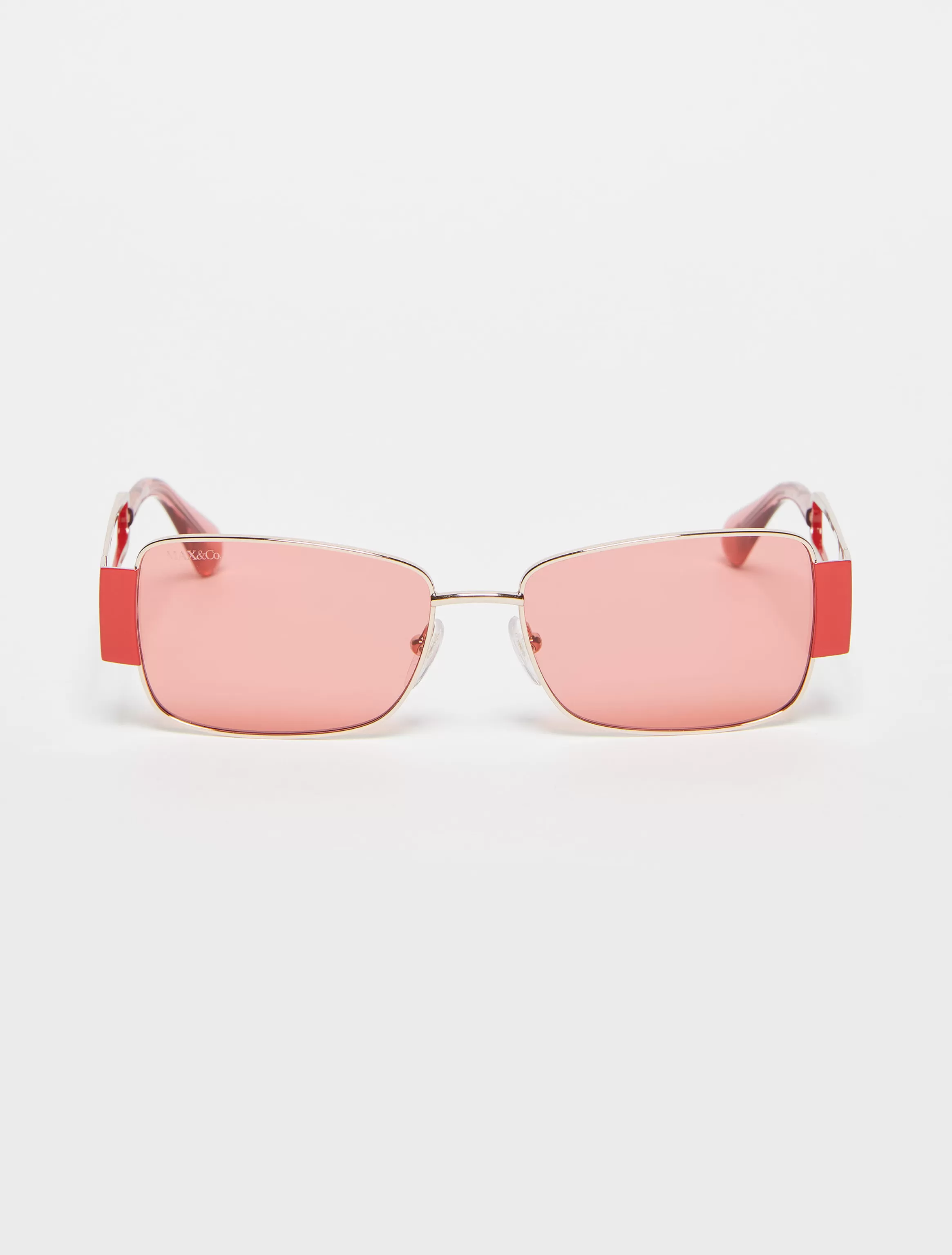 Rectangular metal glasses*Max&Co Online