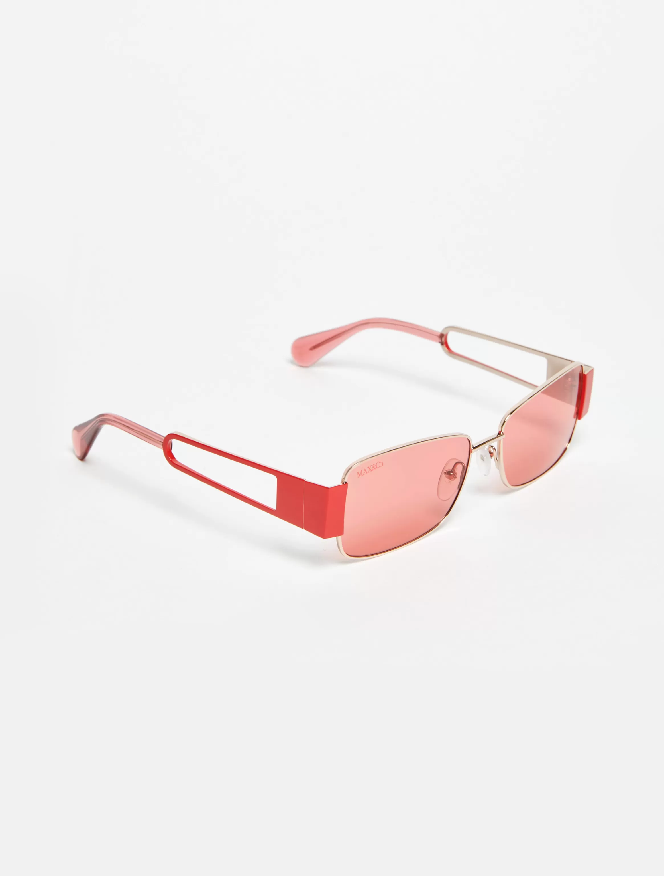 Rectangular metal glasses*Max&Co Online