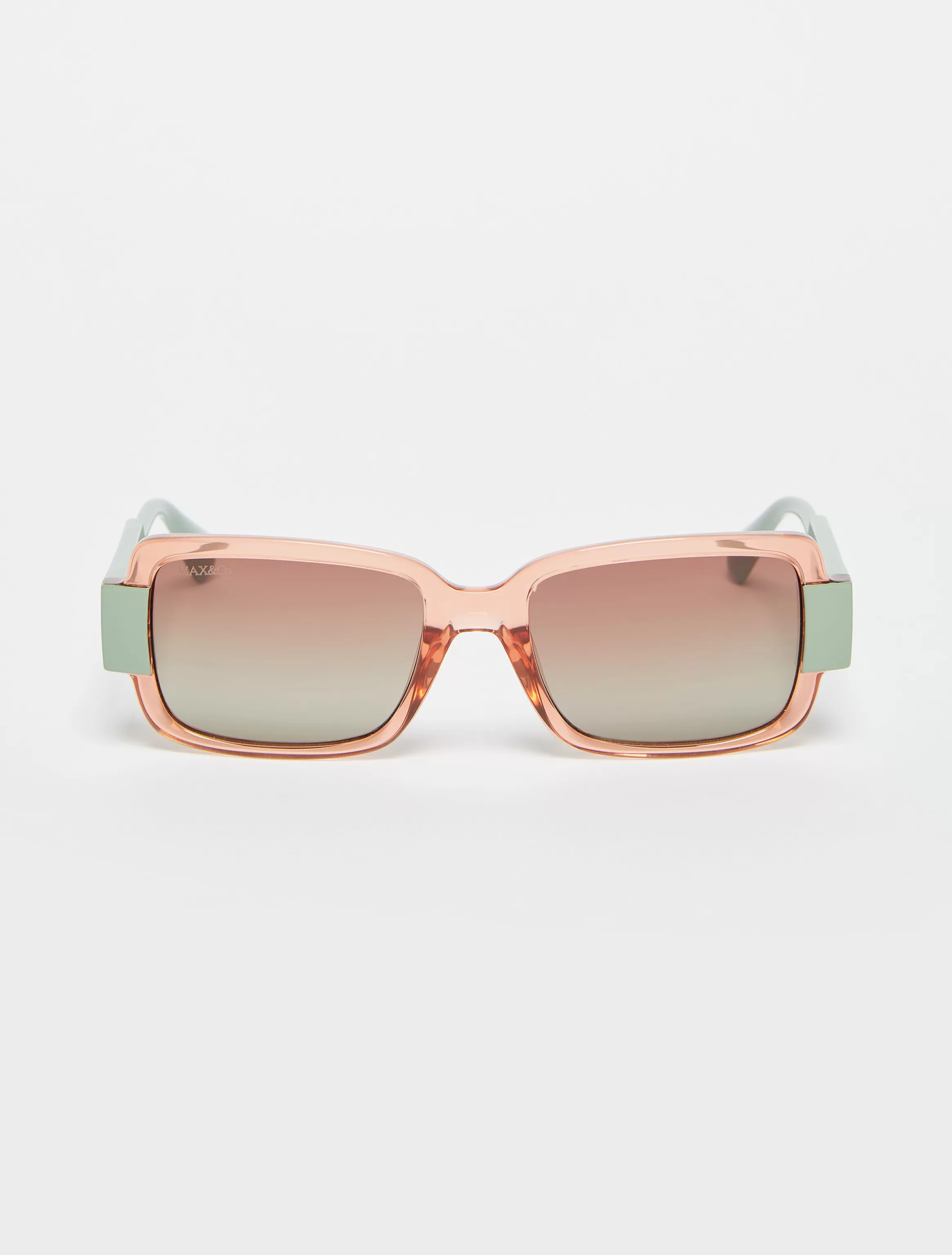 Rectangular two-toned glasses*Max&Co Shop