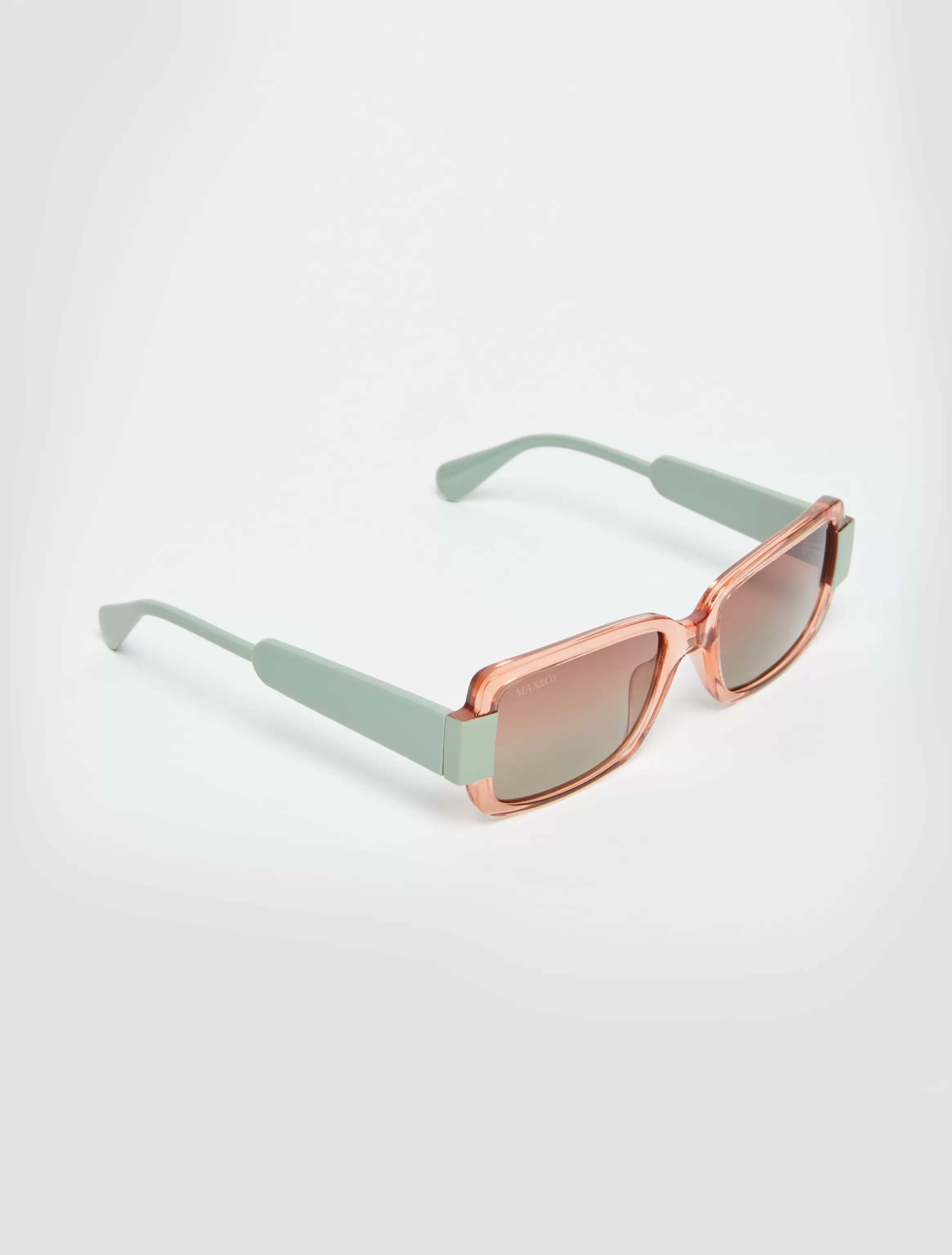 Rectangular two-toned glasses*Max&Co Shop