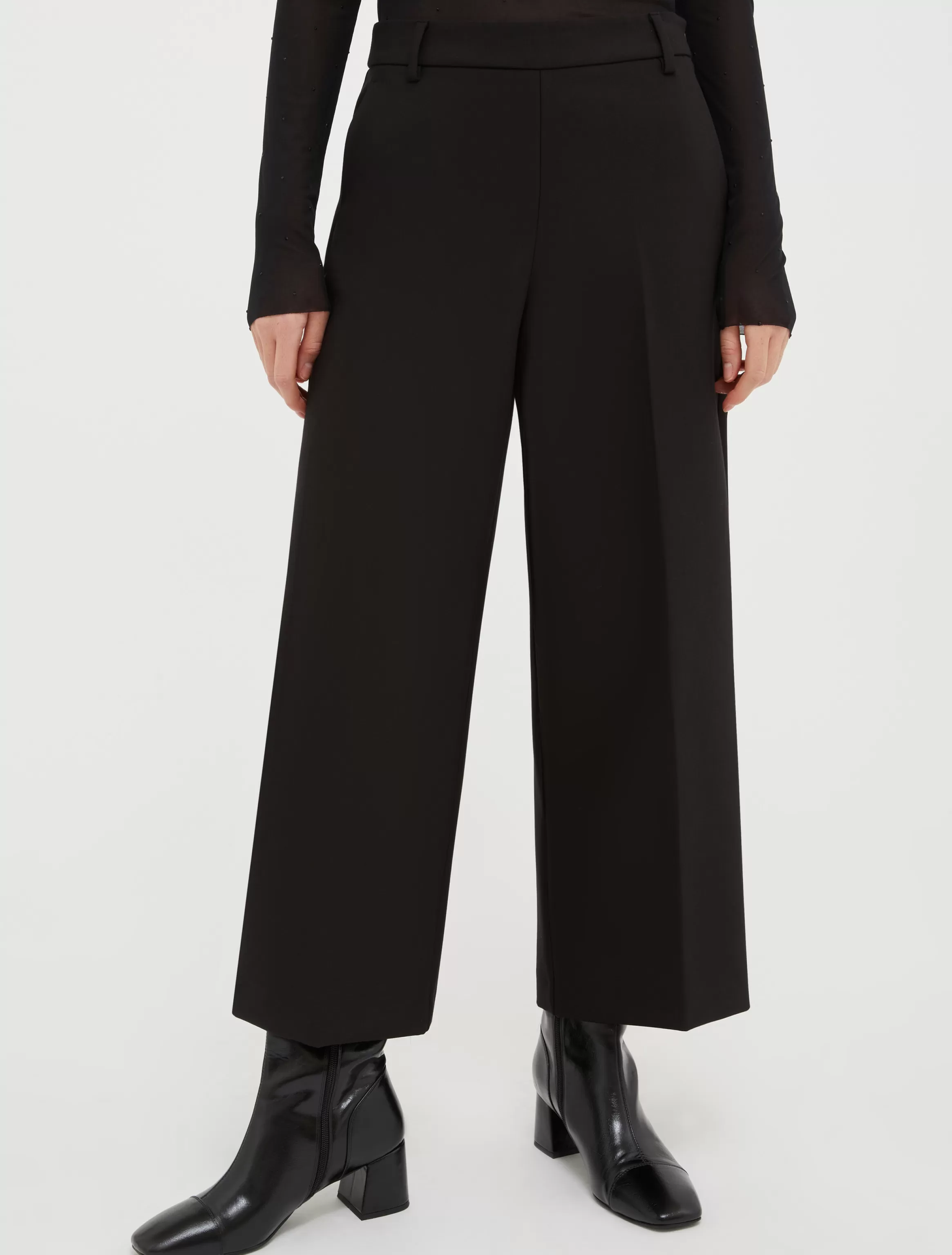 Relaxed-fit double-cloth trousers*Max&Co Cheap