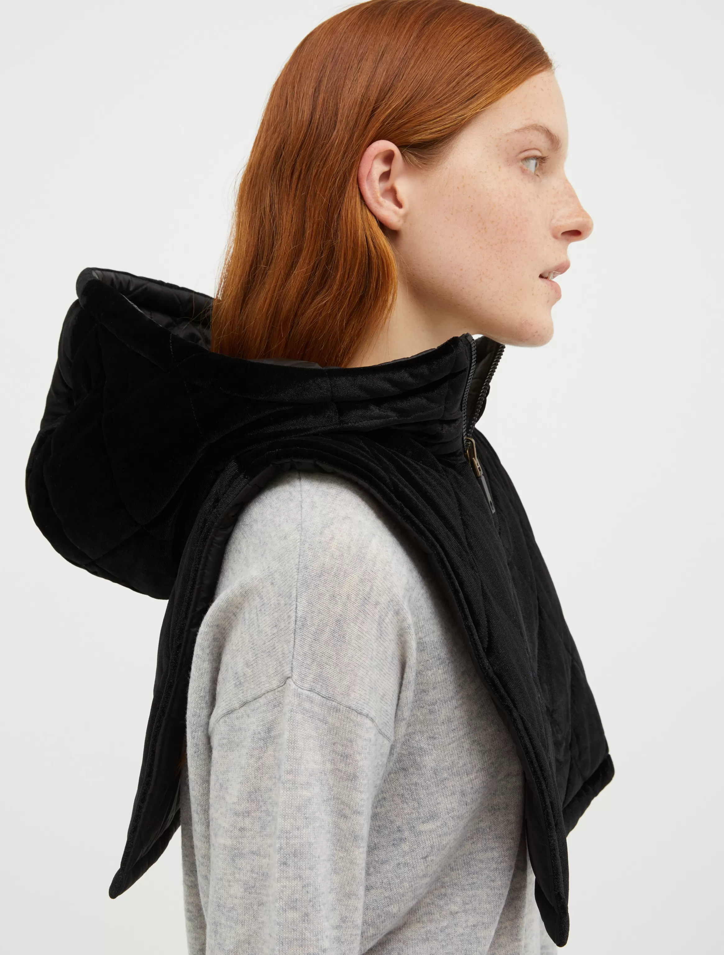 Reversible hooded collar*Max&Co Flash Sale