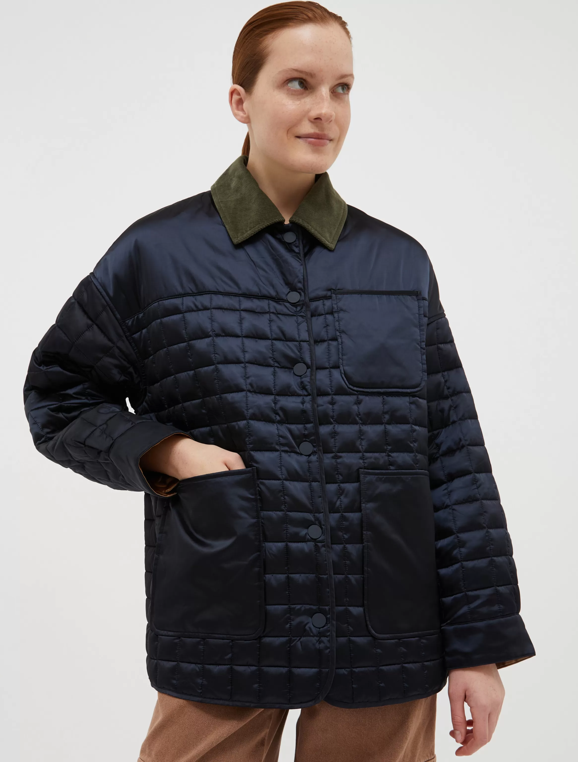 Reversible padded shirt jacket*Max&Co Clearance