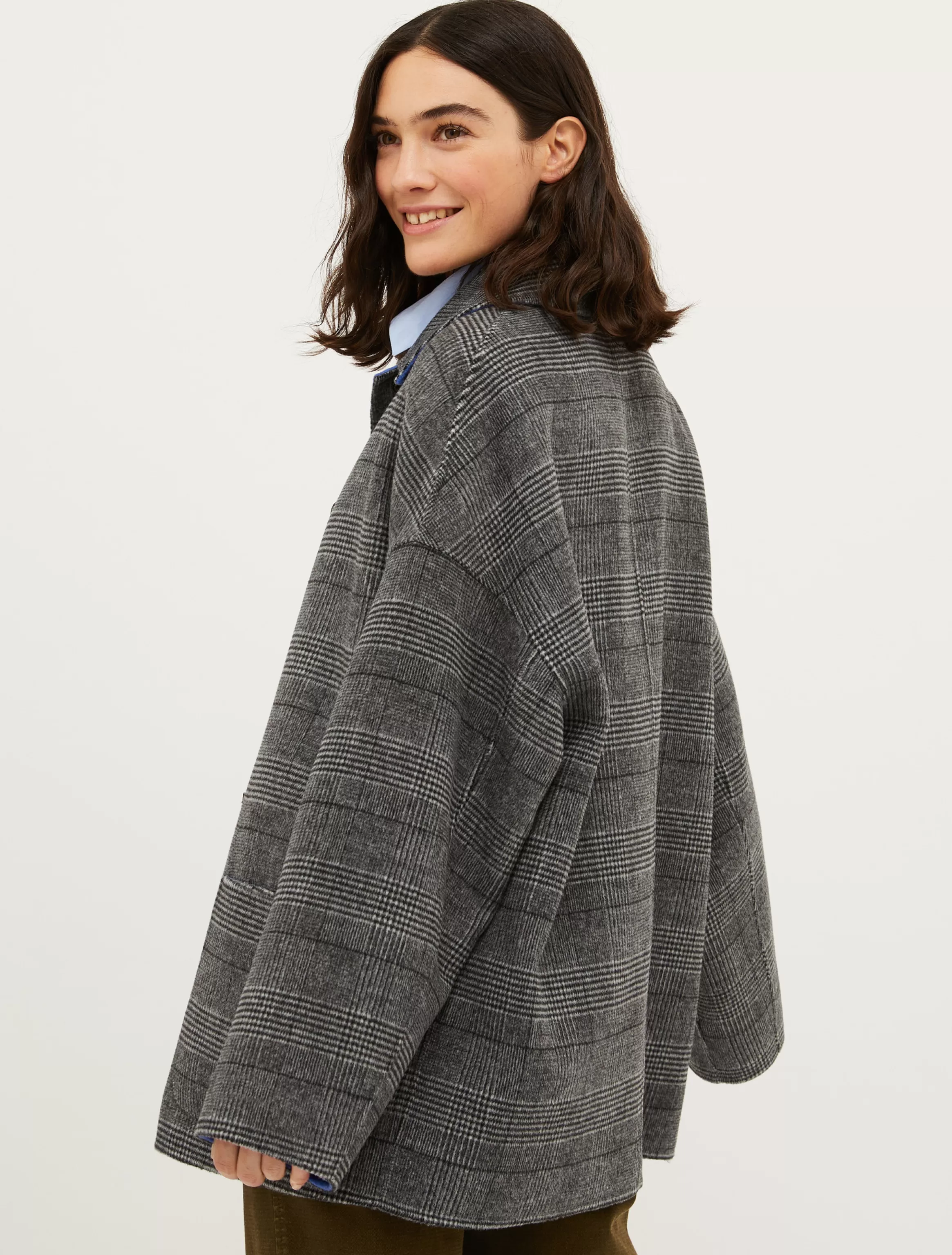 Reversible wool shirt jacket*Max&Co Hot