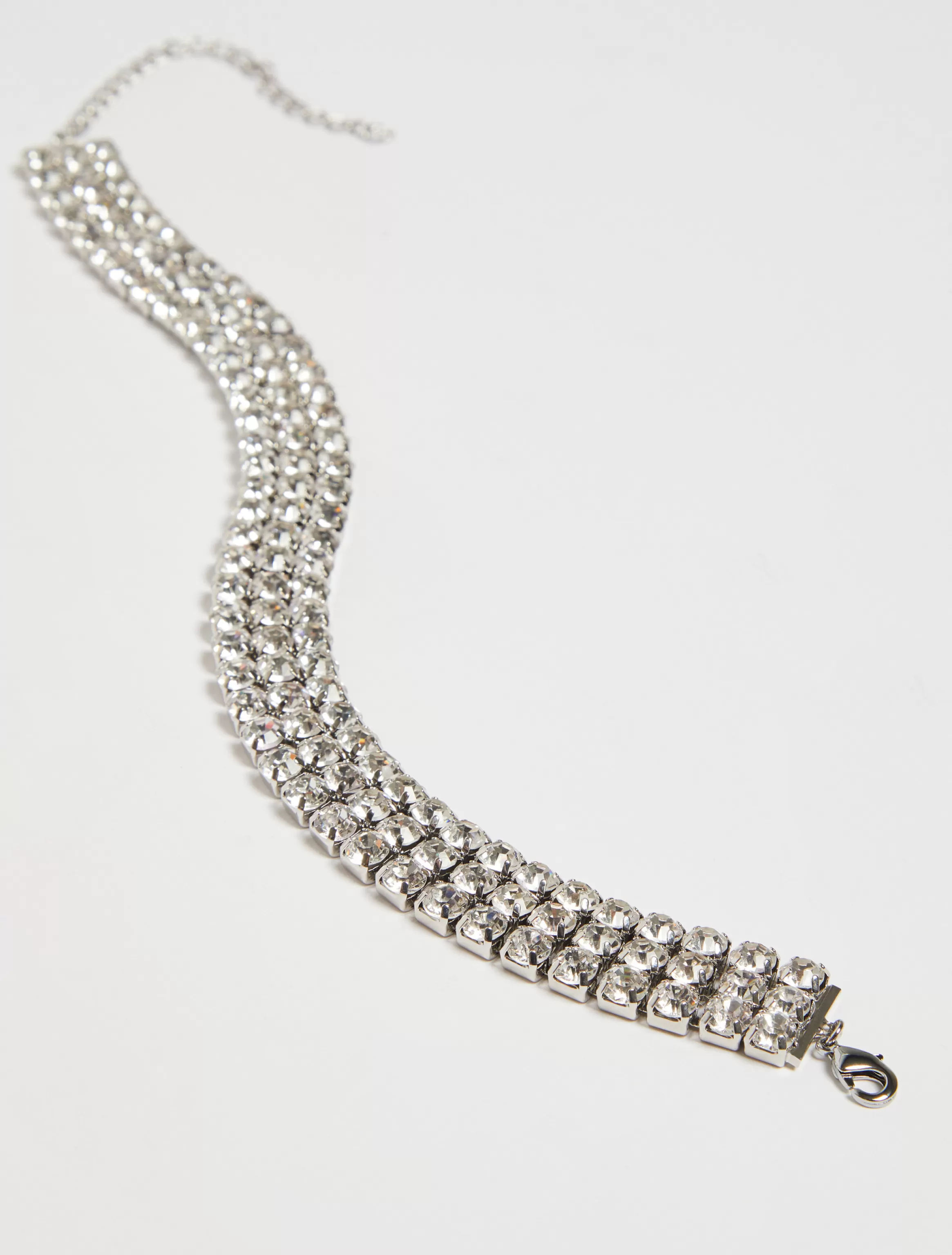 Rhinestone-embellished choker*Max&Co Discount