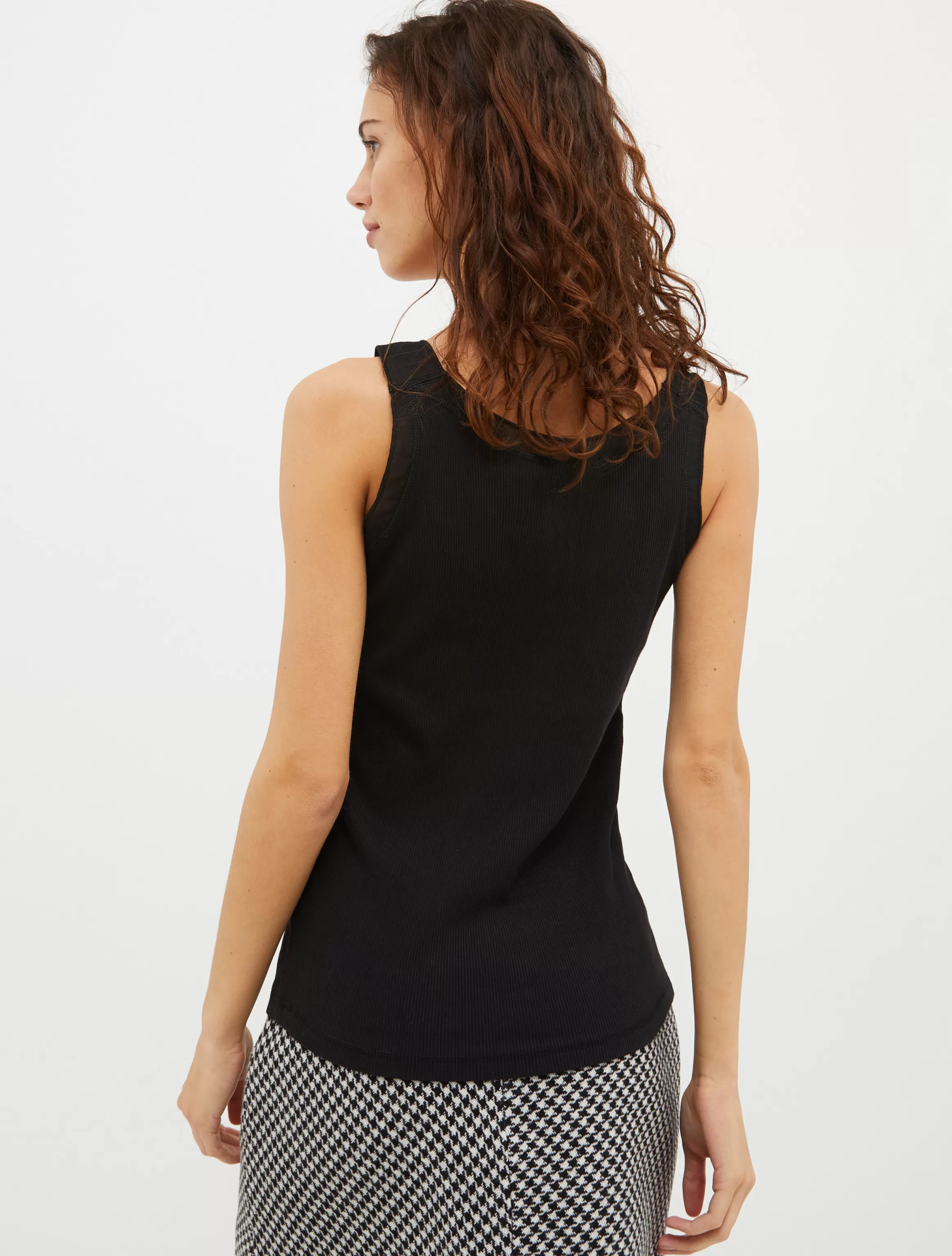 Ribbed cotton-jersey tank top*Max&Co Flash Sale