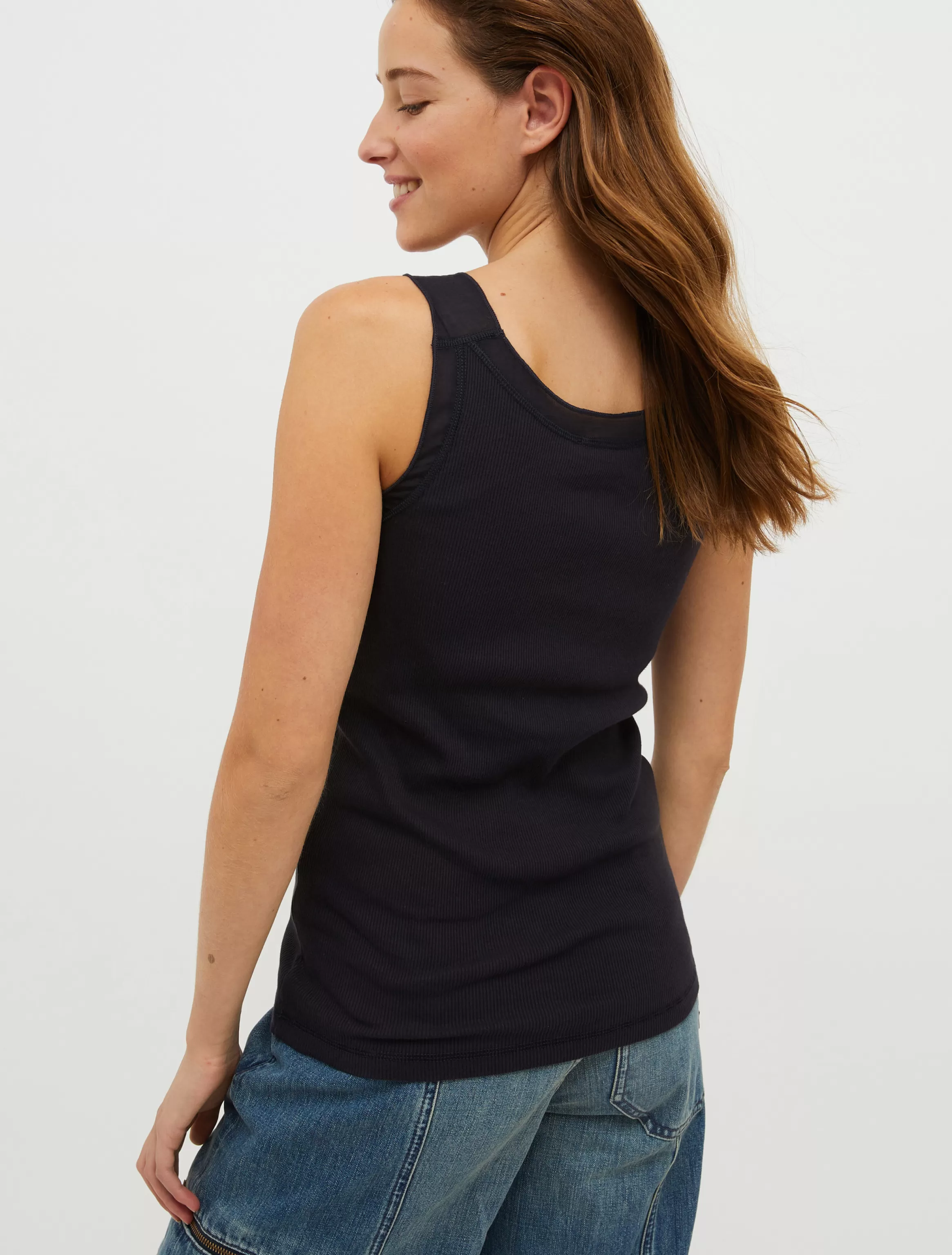 Ribbed cotton-jersey tank top*Max&Co Fashion