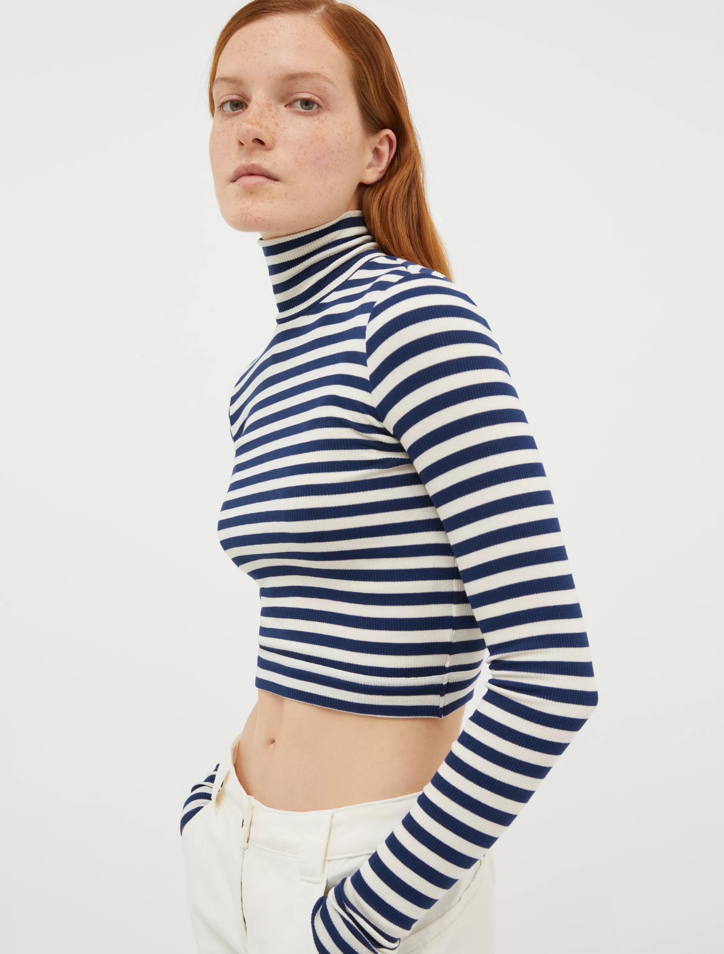 Ribbed cropped T-shirt*Max&Co Best Sale