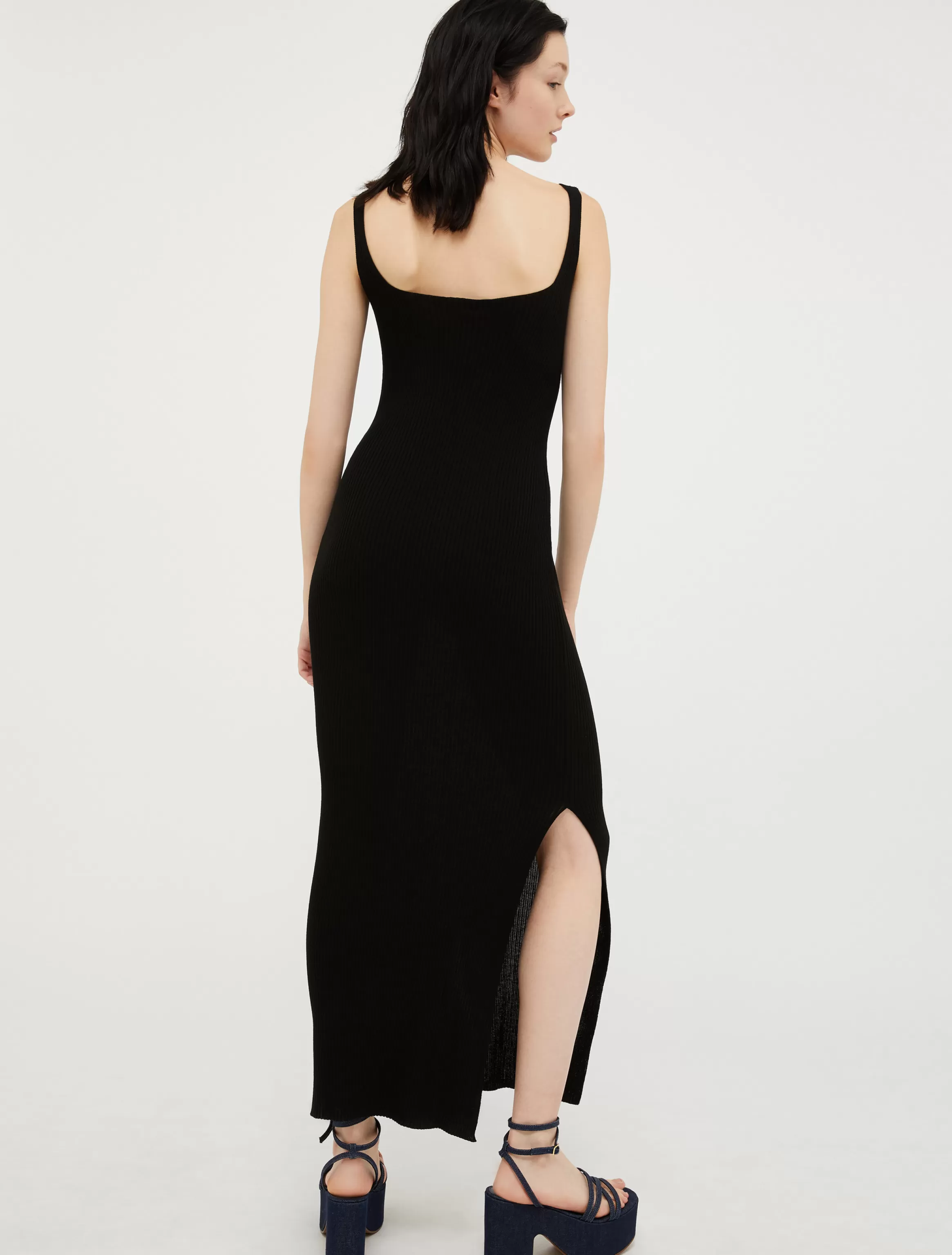 Ribbed knitted maxi dress*Max&Co Cheap