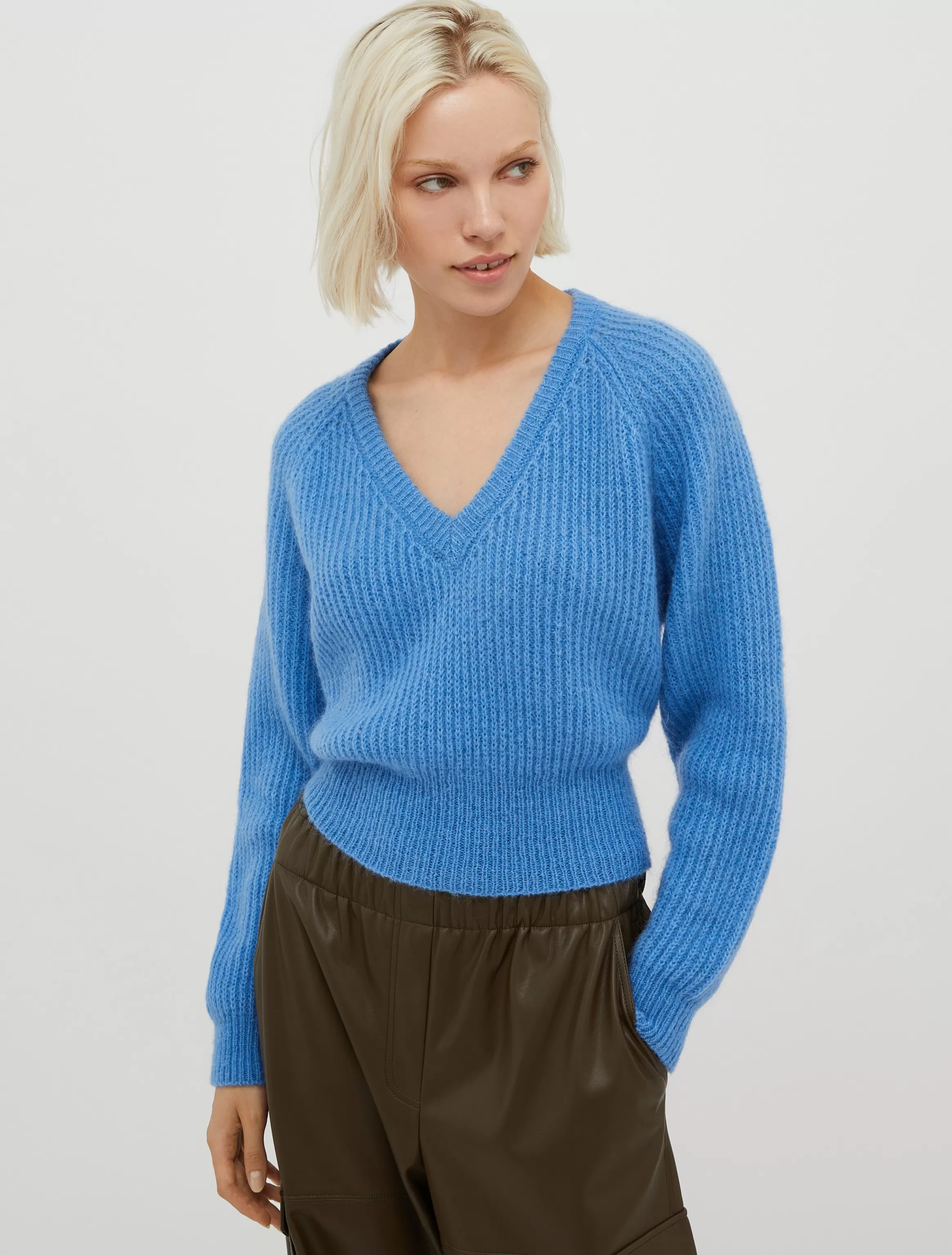 Ribbed mohair jumper*Max&Co Hot