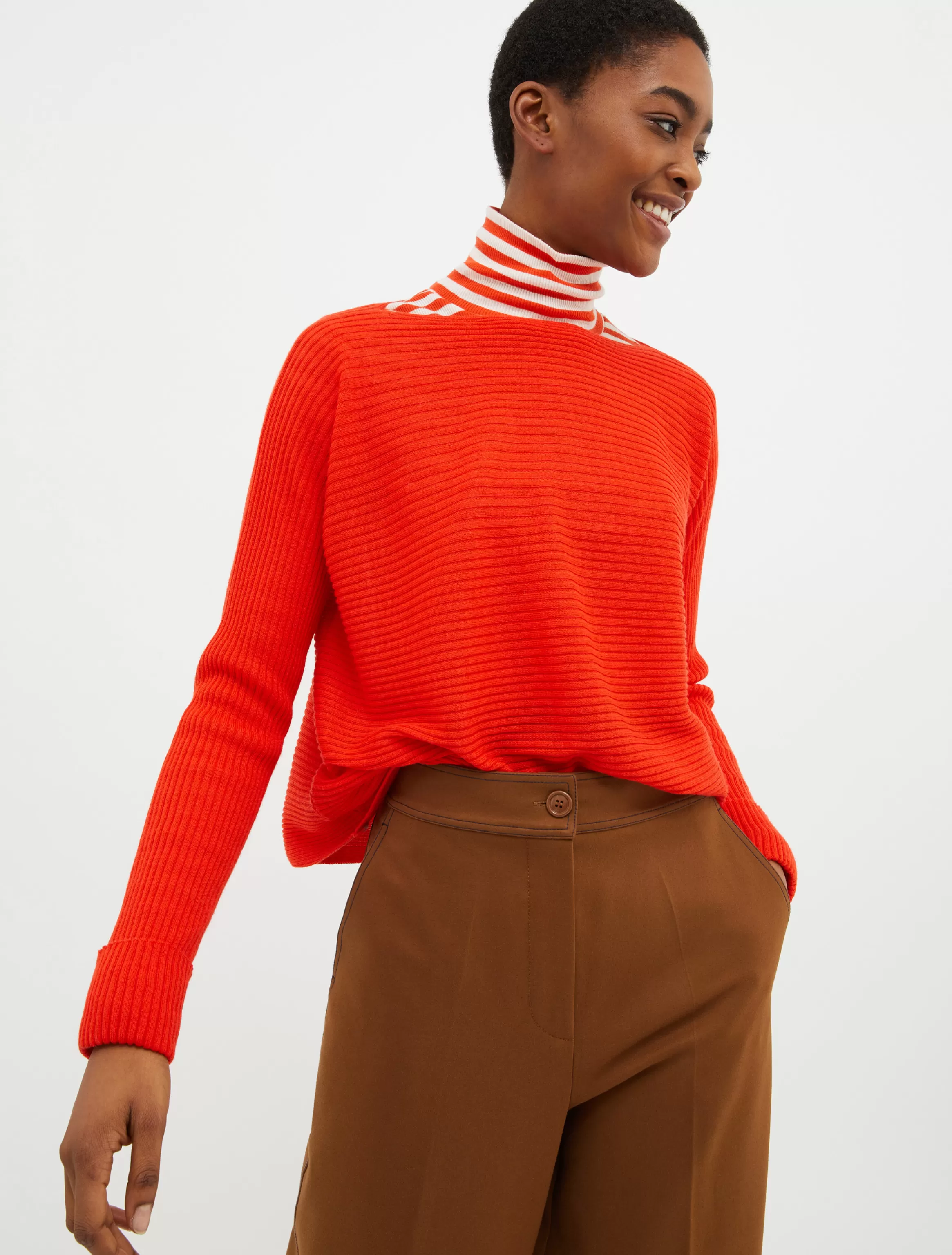 Ribbed wool-blend jumper*Max&Co Clearance