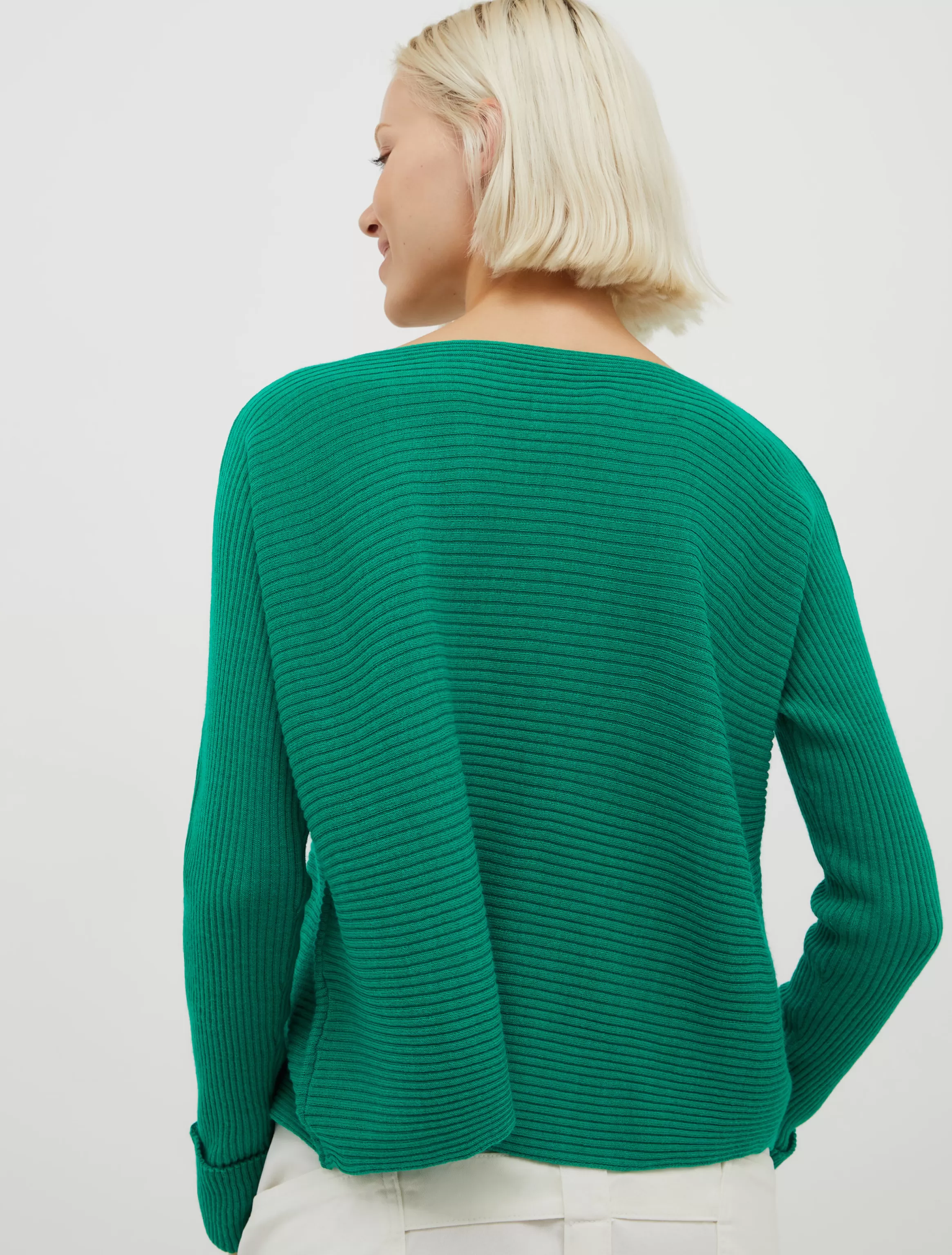 Ribbed wool-blend jumper*Max&Co Outlet