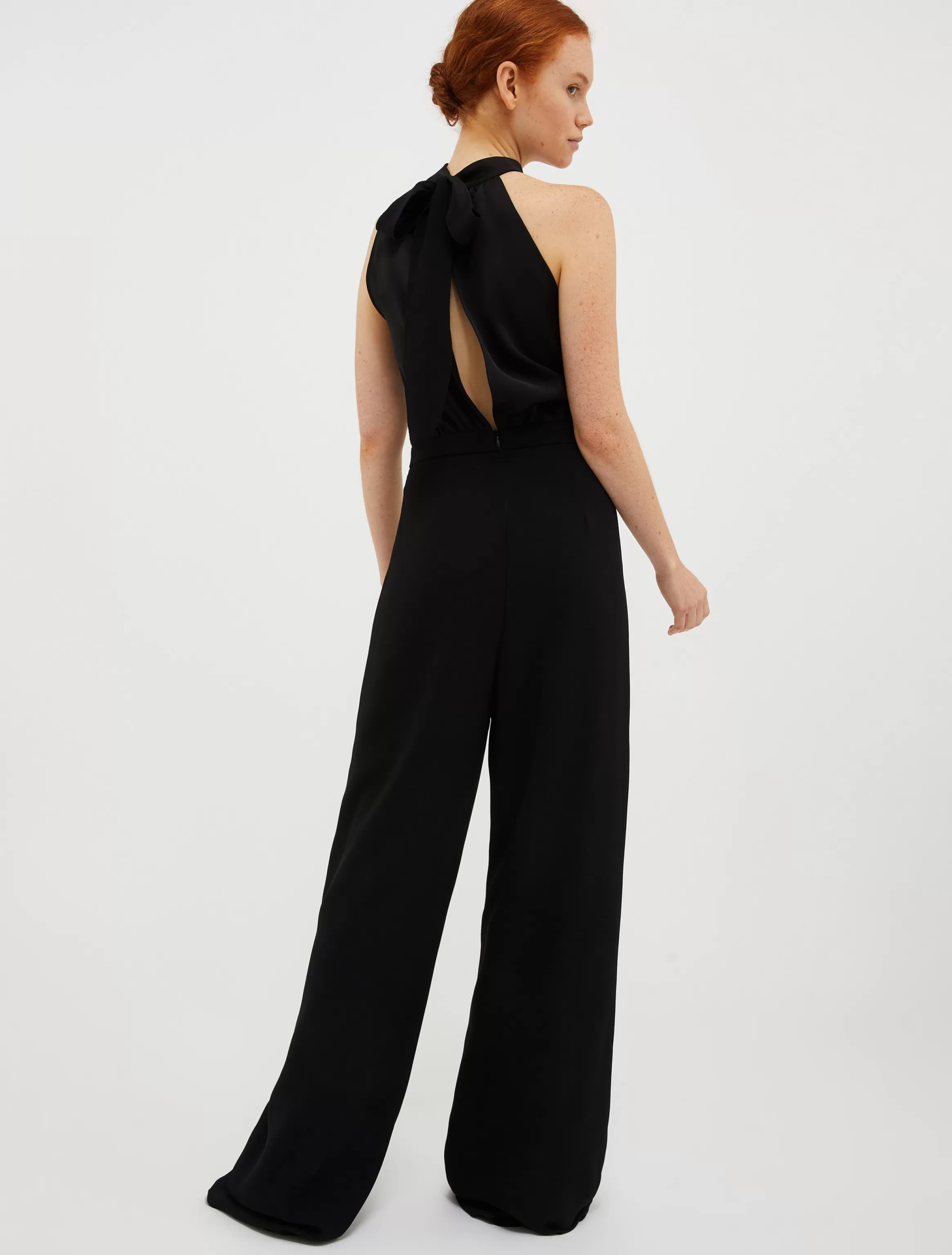 Satin and georgette jumpsuit*Max&Co Cheap