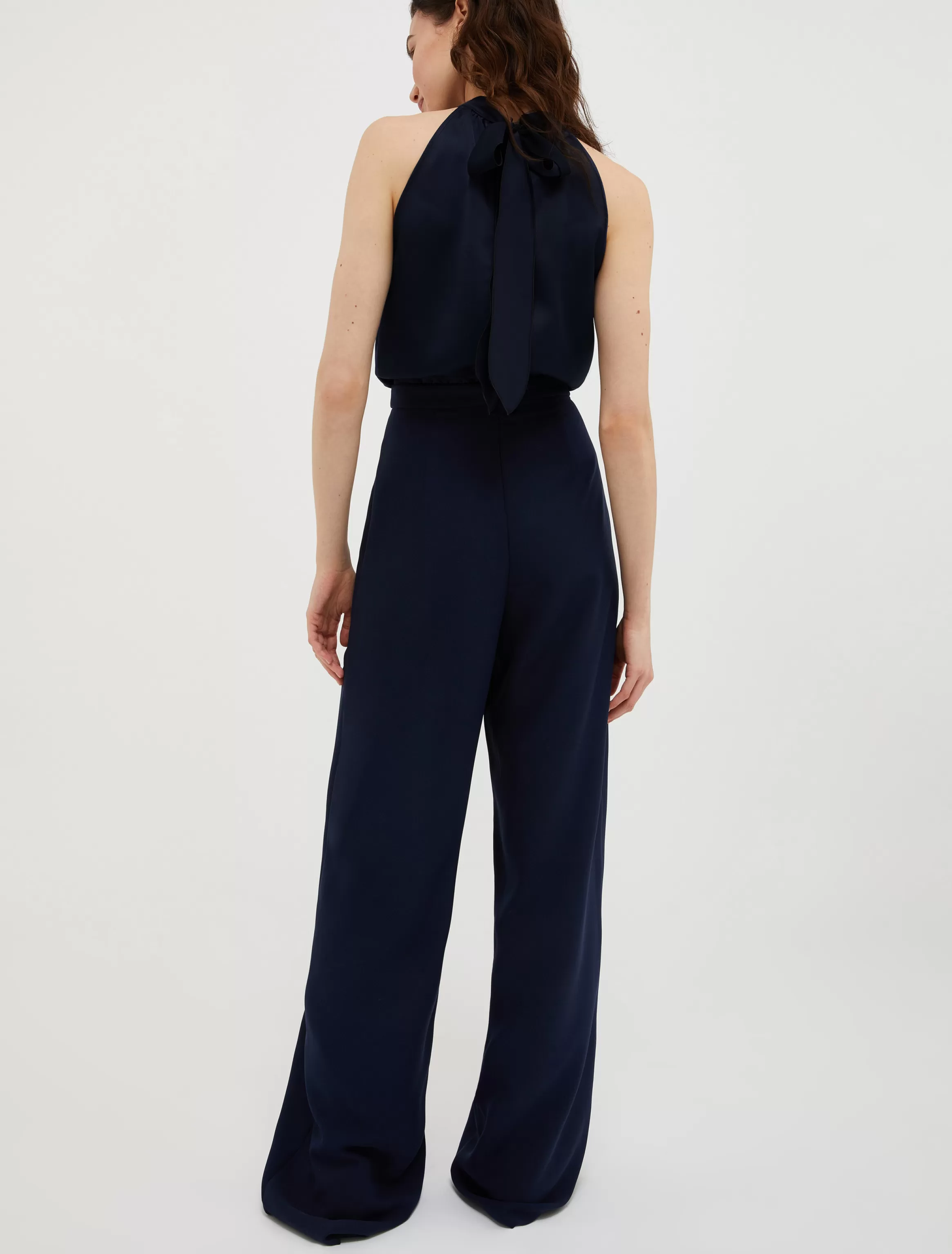 Satin and georgette jumpsuit*Max&Co Store