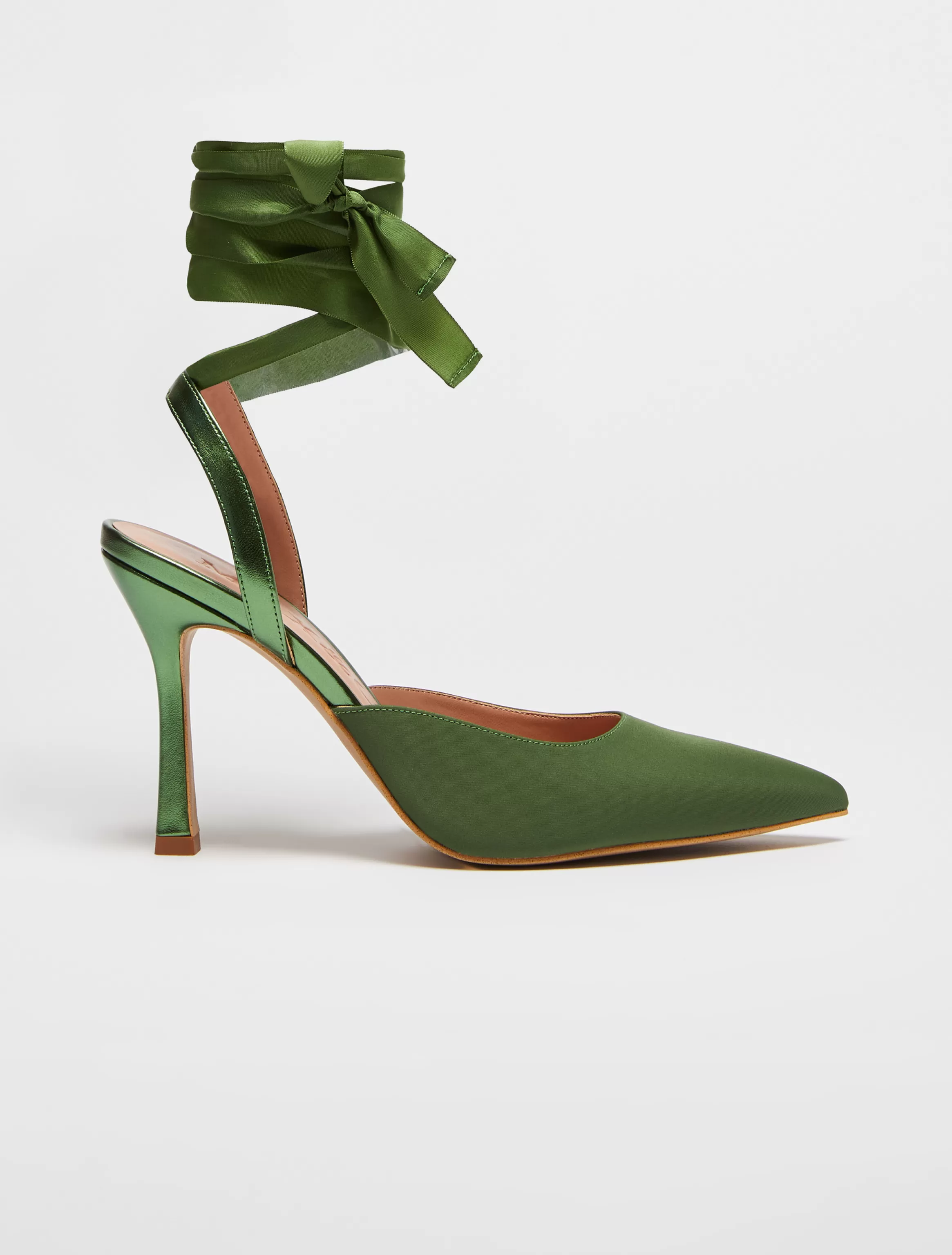 Satin court shoes*Max&Co Store