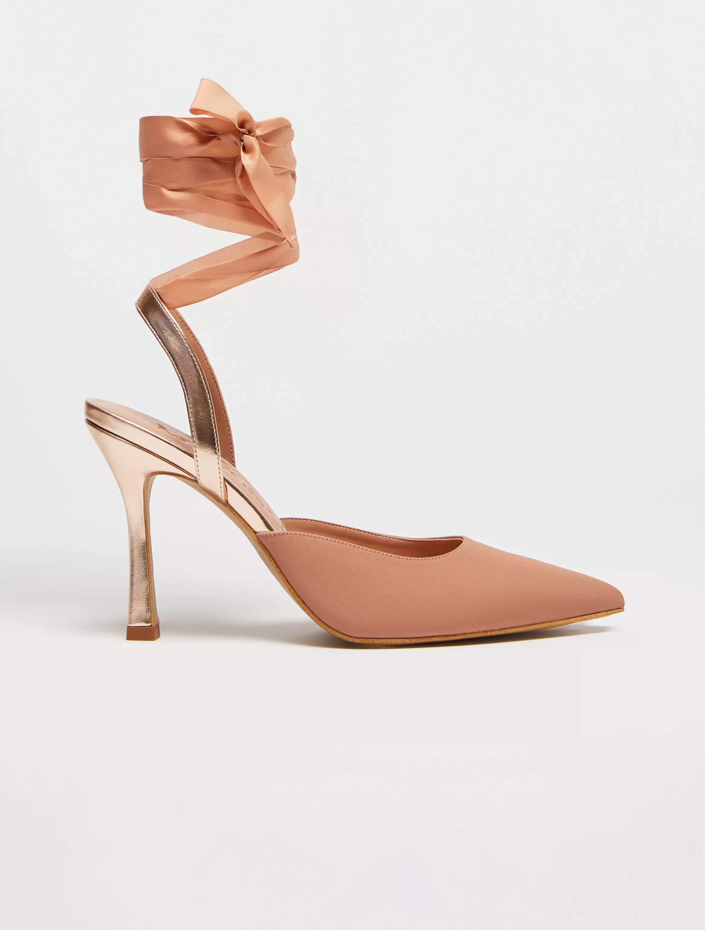 Satin court shoes*Max&Co Store